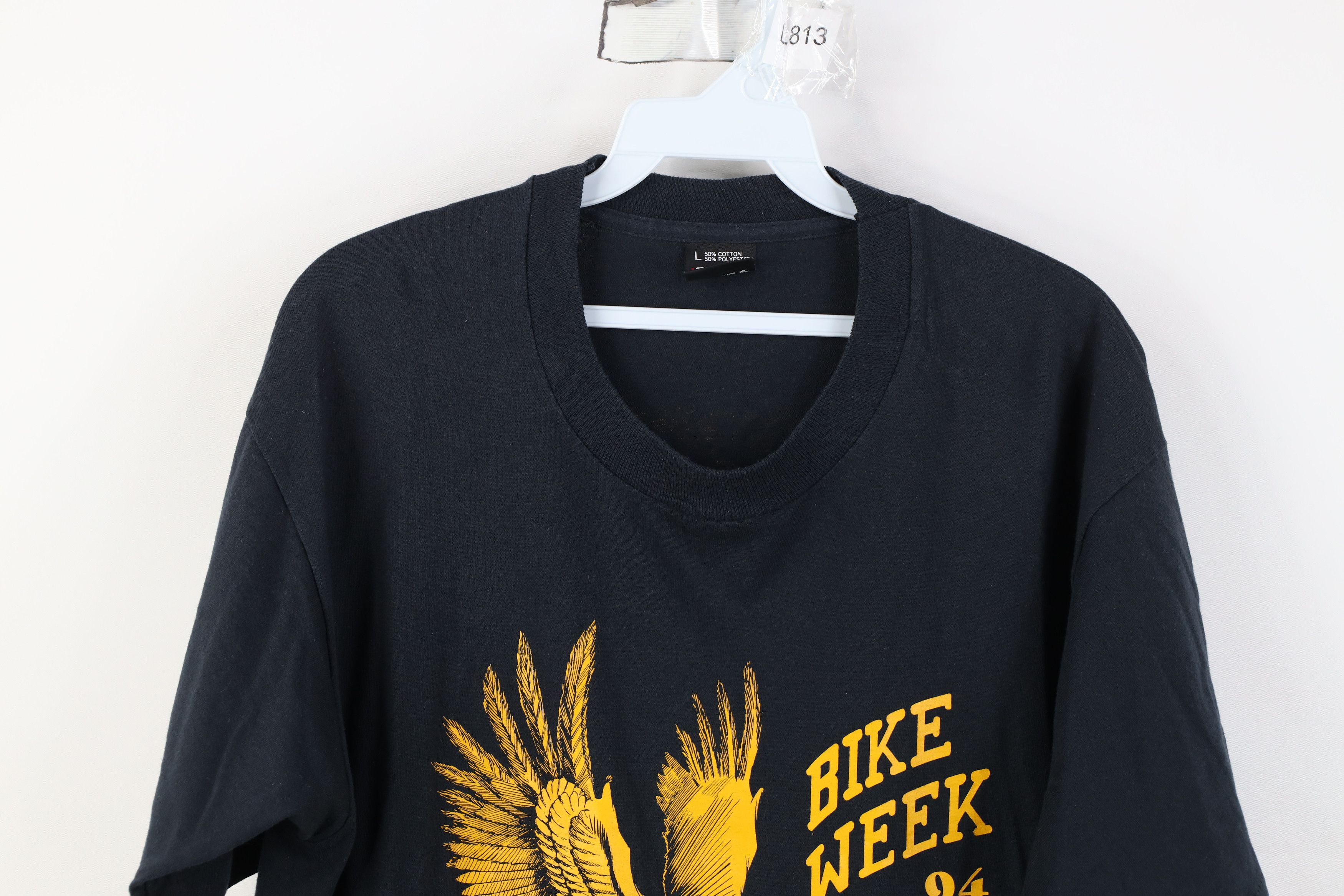 Vintage Vintage 90s Daytona Bike Week Motorcycle Eagle T-Shirt USA Size US L / EU 52-54 / 3 - 2 Thumbnail