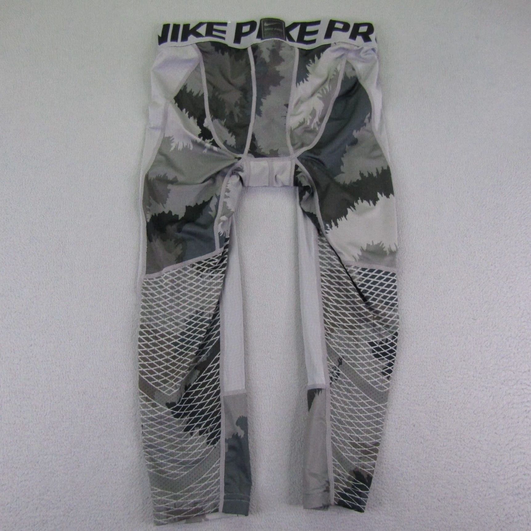 Nike Nike HyperCool Pants Mens Small Gray Compression Athletic Workout Gym Tight Size US 26 / EU 42 - 5 Thumbnail