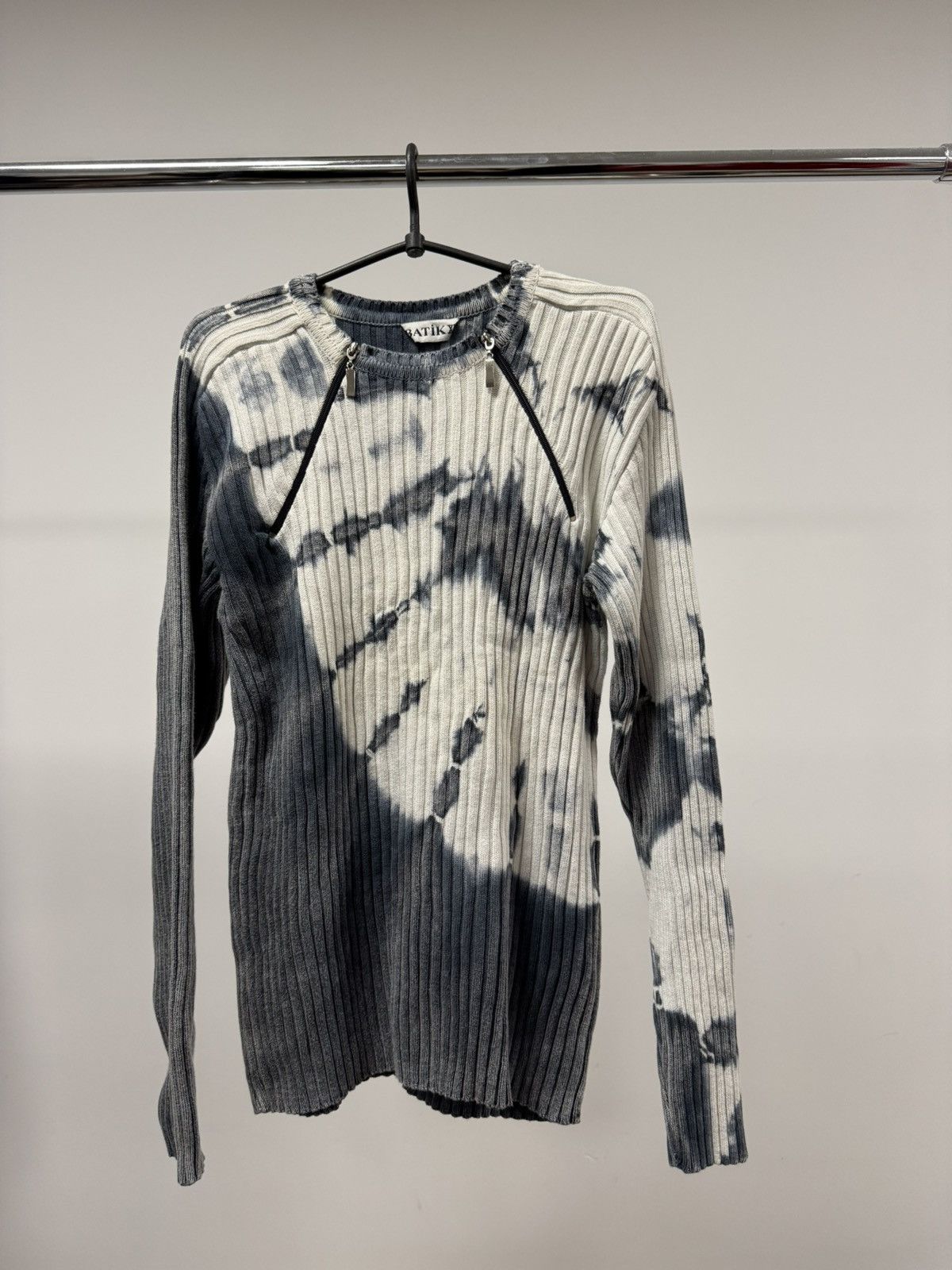 Japanese Brand × Vintage Vintage Avant Garde Sweater Y2K Striped Knitted Size US M / EU 48-50 / 2 - 1 Thumbnail