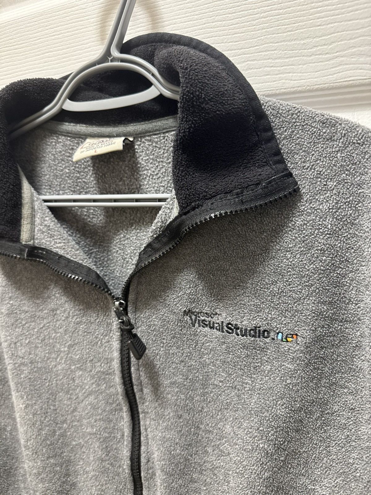 Microsoft Microsoft 1997 Visual Studios Vintage Developer Zipper Vest Size US L / EU 52-54 / 3 - 3 Thumbnail