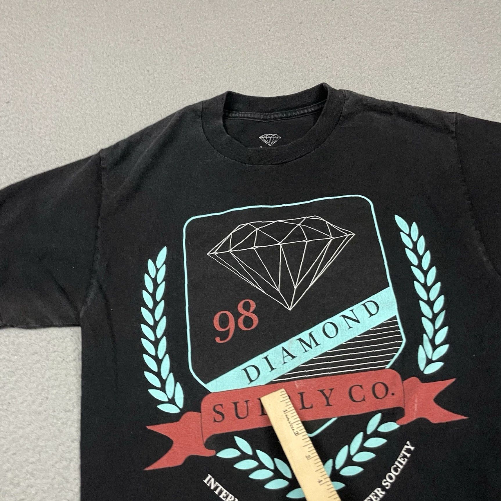 Diamond Supply Co. VINTAGE Diamond Supply Co T Shirt Mens M Black Graphic Print Short Sleeve Crew Neck Size US M / EU 48-50 / 2 - 7 Thumbnail