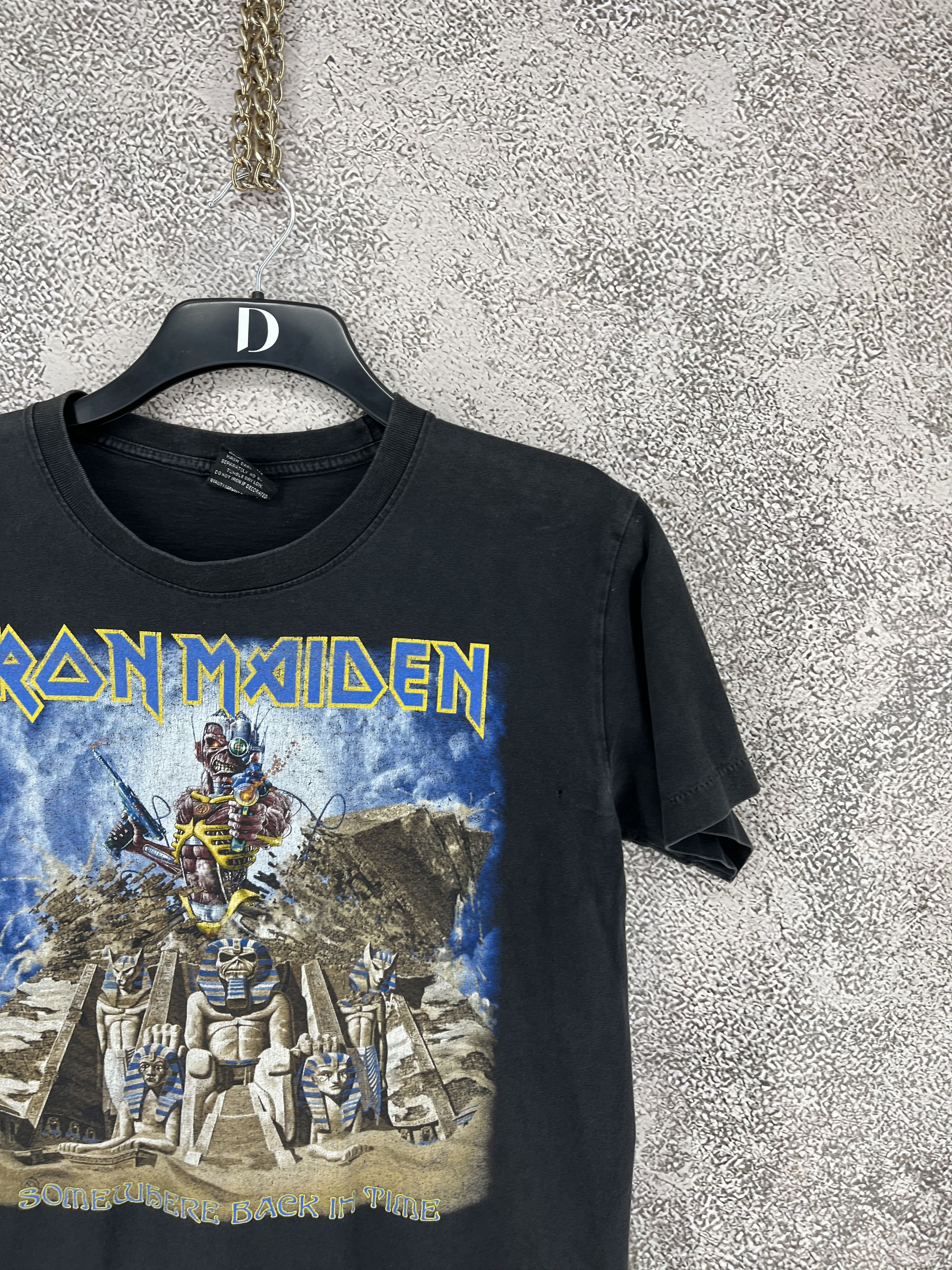 Iron Maiden Vintage Iron Maiden Double Sided Tee Vtg 90s Travis Size US M / EU 48-50 / 2 - 5 Thumbnail