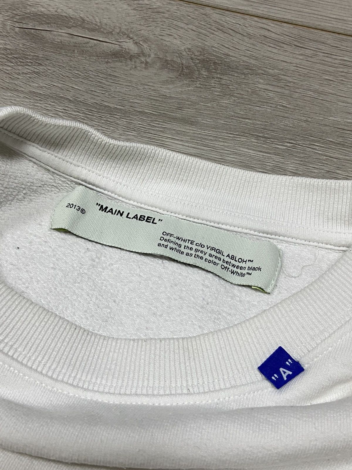 Off-White Off-White unfinished diagonal arrows sweatshirt Size US XL / EU 56 / 4 - 7 Thumbnail