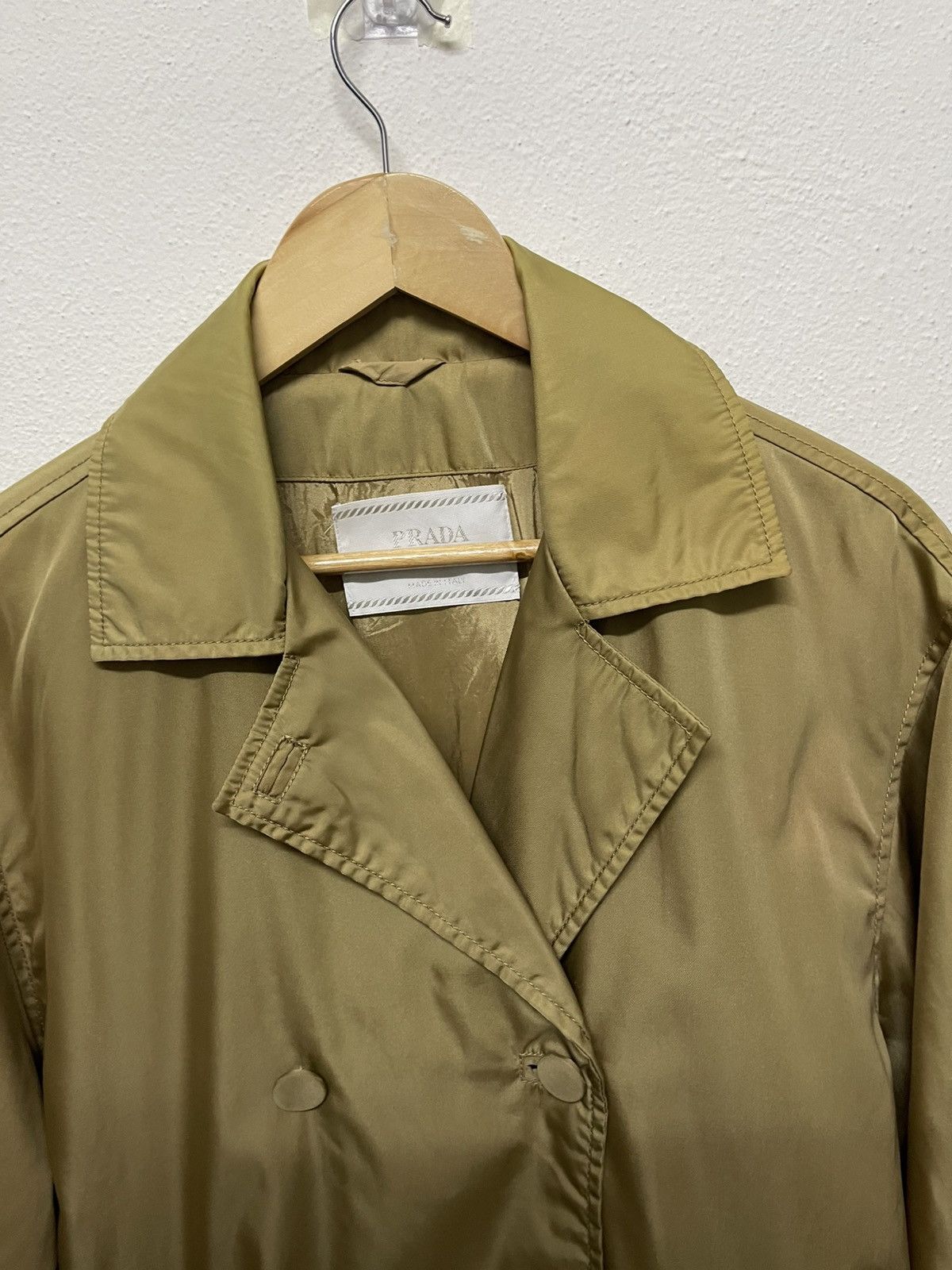 Prada SS99 PRADA MILANO NYLON TRENCH COAT SUN FADED Size M / US 6-8 / IT 42-44 - 5 Thumbnail