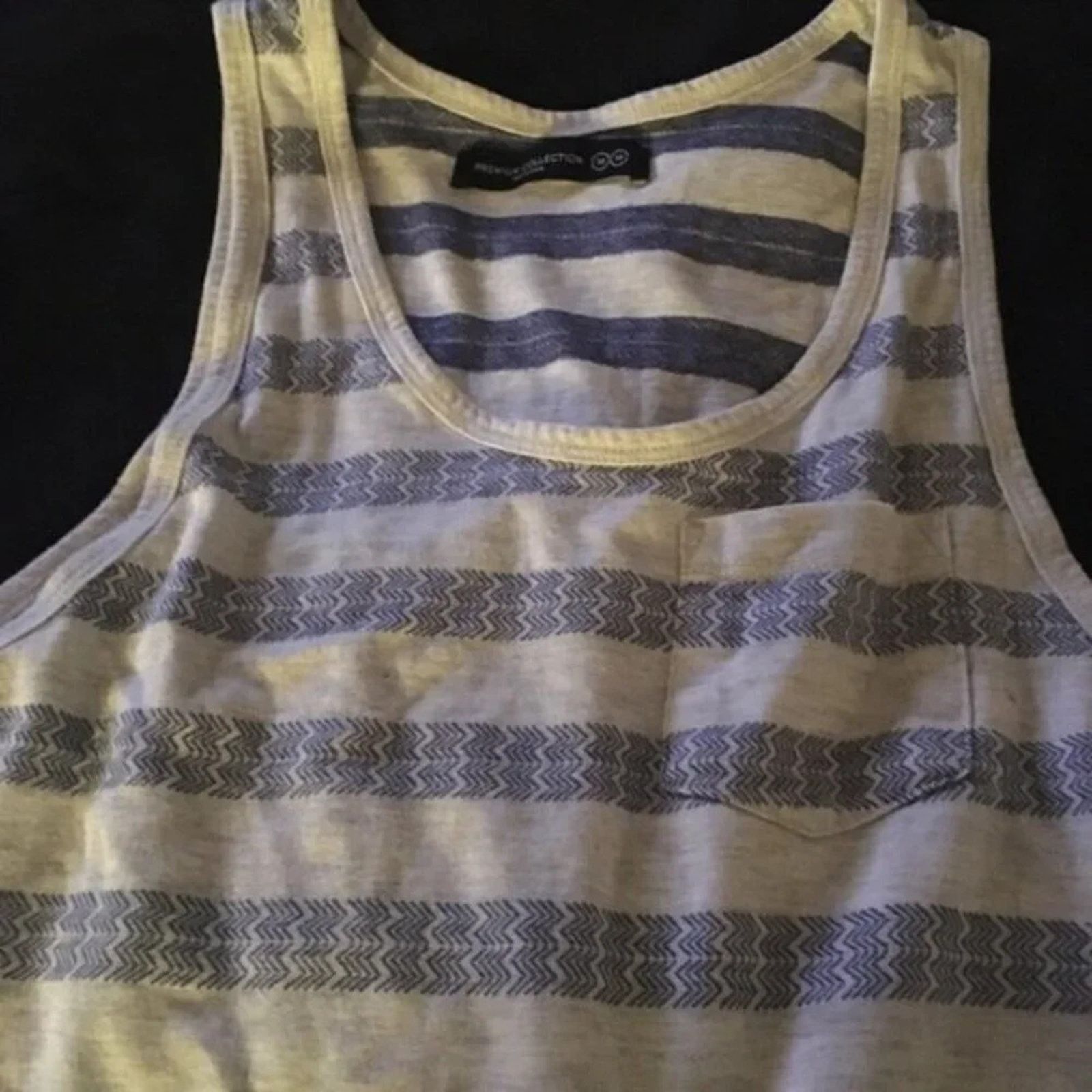 Cotton On Cotton on blue and white nautical striped tank top, size Med Size M / US 6-8 / IT 42-44 - 1 Thumbnail