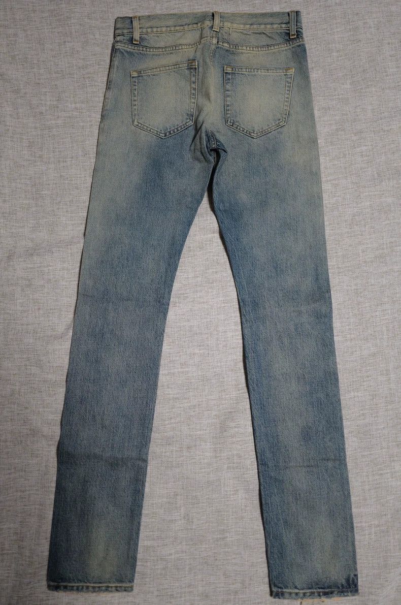 Saint Laurent Paris Saint Laurent Paris Blue washed jeans for old destruction Size 28" / US 6 / IT 42 - 2 Thumbnail