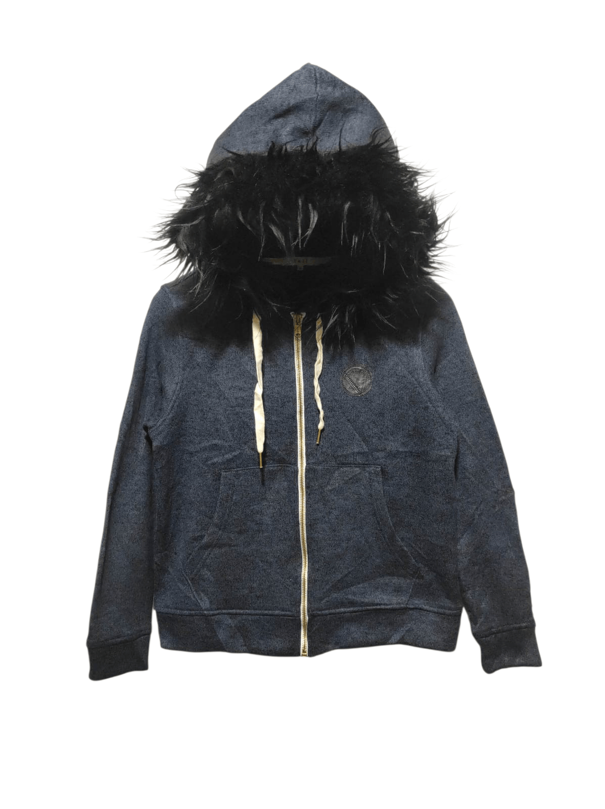 Japanese Brand Tate navy zip fur hoodie ifsix LGB style vkei Size US S / EU 44-46 / 1 - 1 Thumbnail