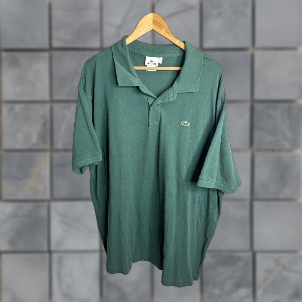 Lacoste Lacoste Polo Shirt Mens 3XL Green Croc Logo Pique Short Sleeve Casual Shirt Mens 3XL Green Croc Logo Polo Shirt Size US XXL / EU 58 / 5 - 1 Thumbnail