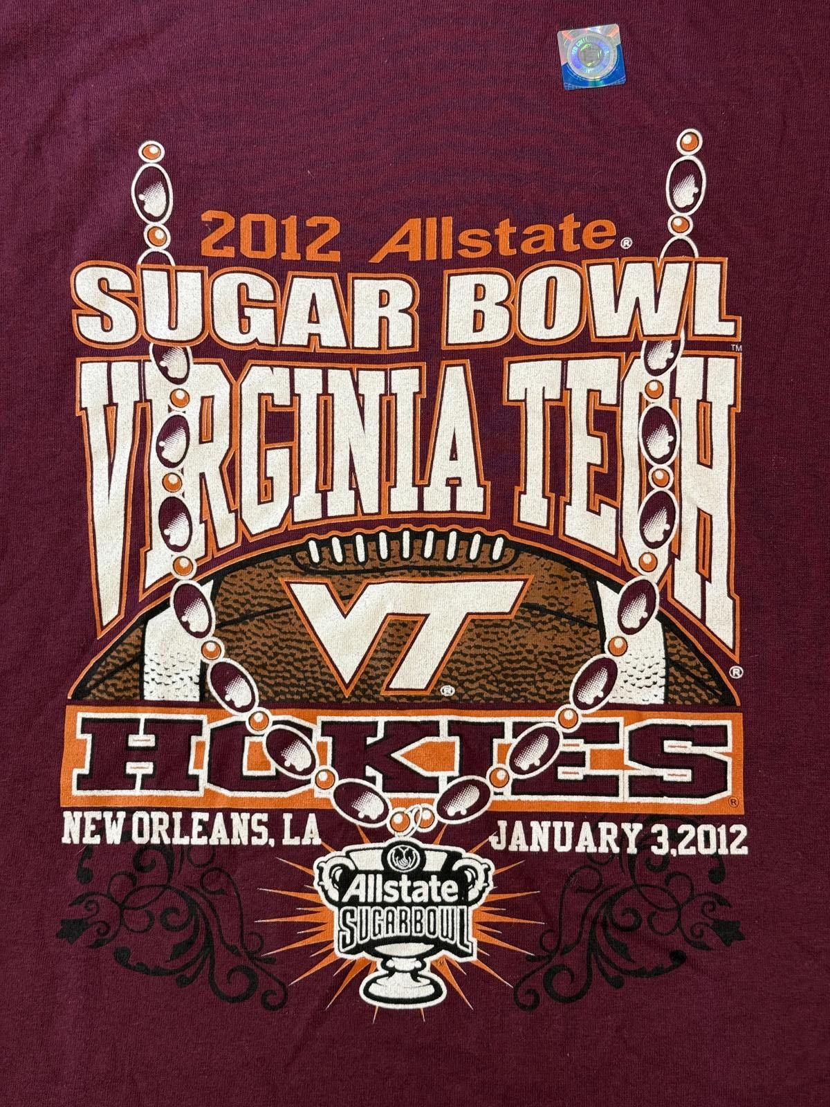 Gildan Virginia Tech Hokies T-shirt 2012 Sugar Bowl Tee - XL Size US XL / EU 56 / 4 - 4 Thumbnail