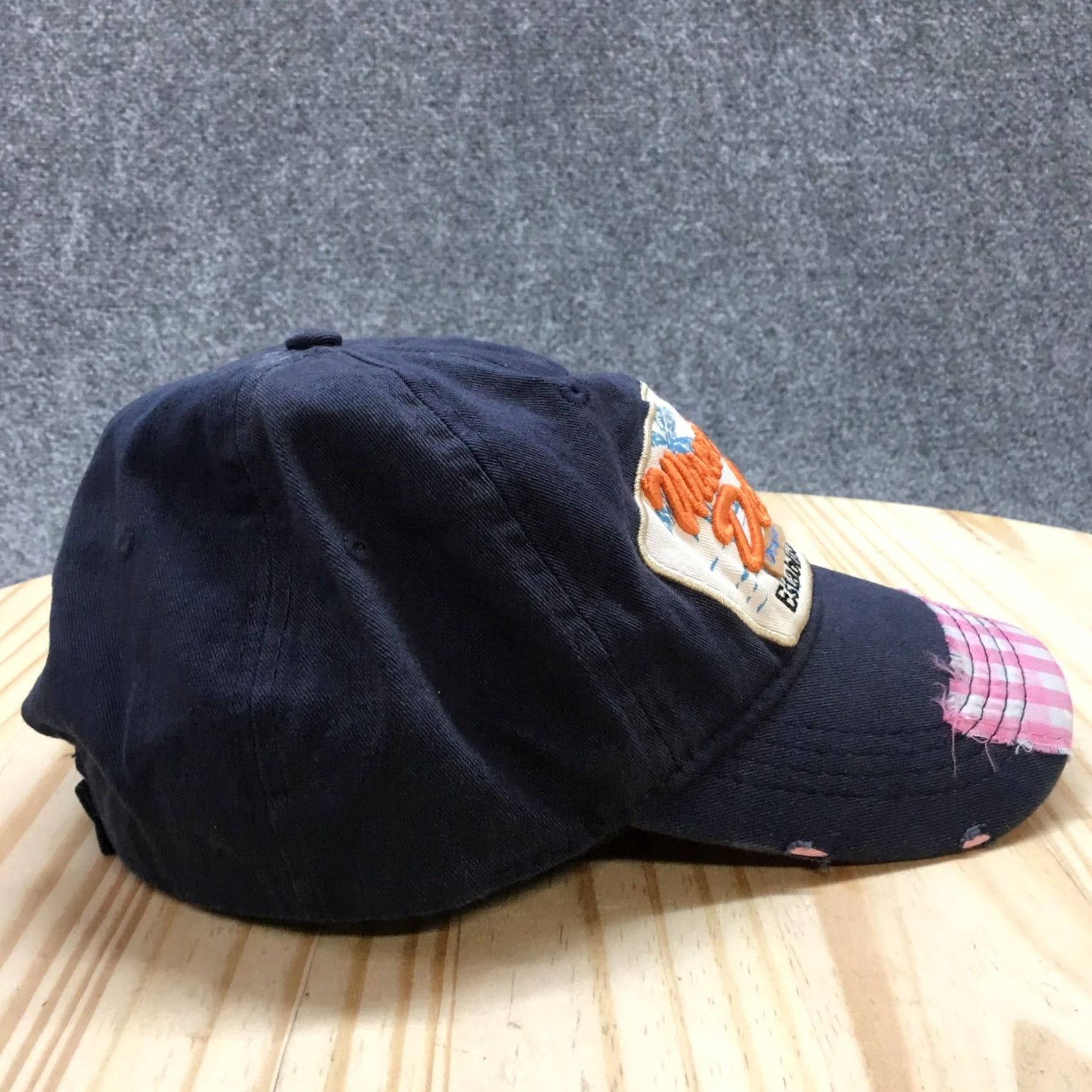 Vintage Wisconsin Dells 57 Baseball Cap Womens Blue One Size Patched Embroidered Logo Size ONE SIZE - 5 Thumbnail
