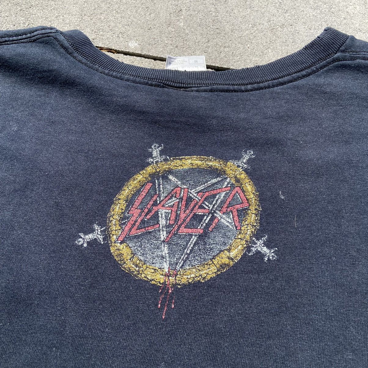 Slayer × Vintage 📌 Vintage Distressed Slayer 2003 Rock Tee Size US M / EU 48-50 / 2 - 15 Thumbnail