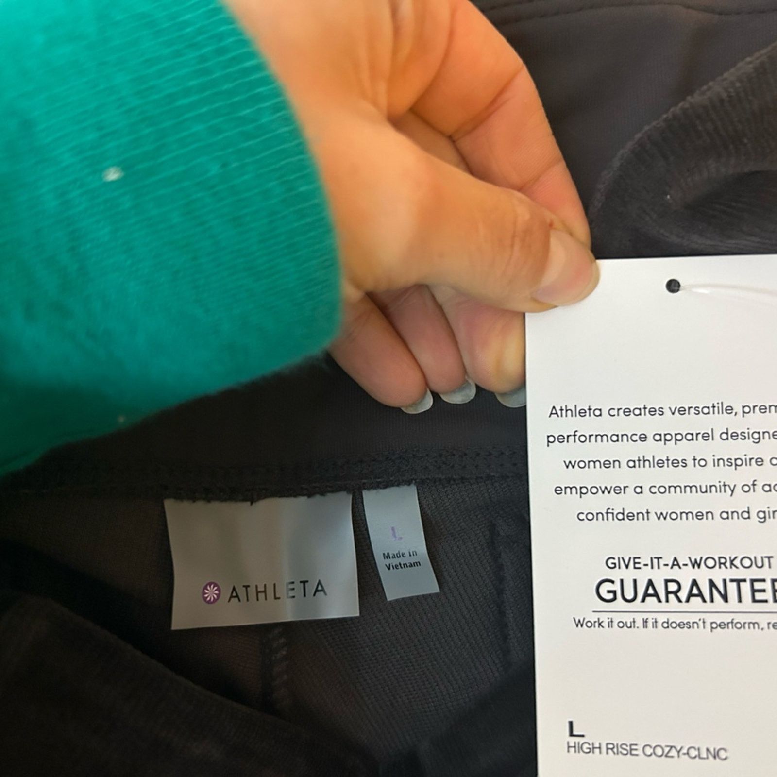 Athleta Nwt Athleta Gray Corduroy High Waisted Metro Leggings Size 36" / US 14 / IT 50 - 3 Thumbnail