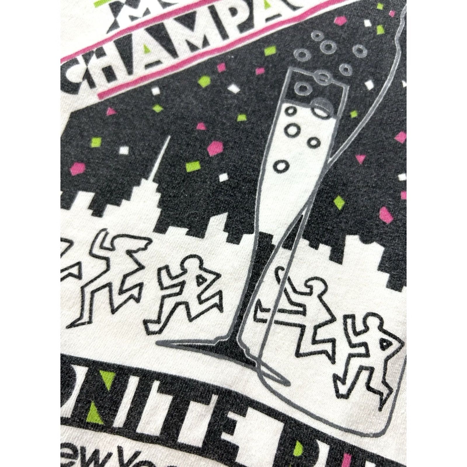 Vintage VINTAGE Moet New York New Year's Eve Midnight Run Long Sleeve Shirt Sm 1987/88 80s Size US S / EU 44-46 / 1 - 5 Thumbnail