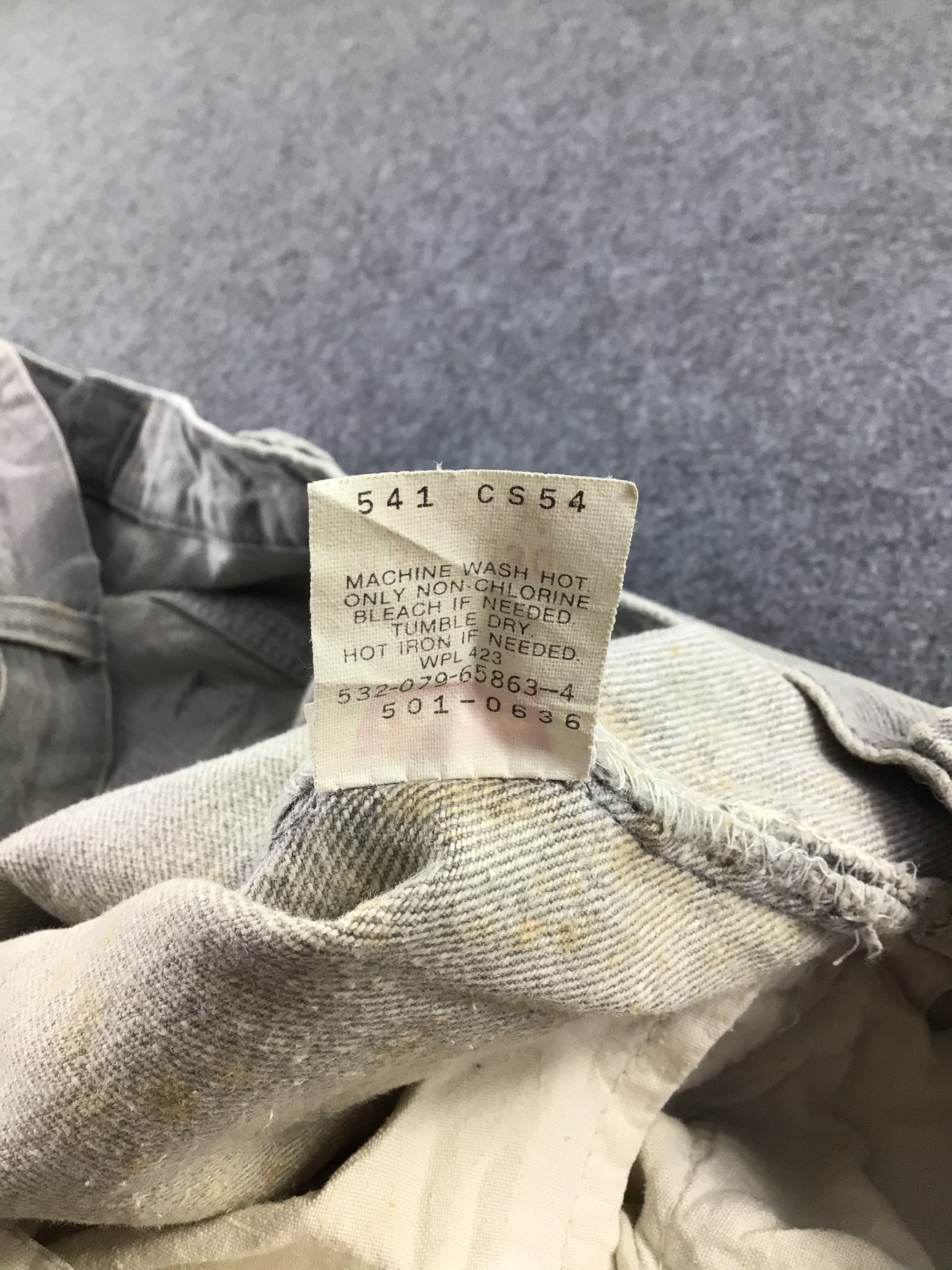 Levi's Vintage 90s Levis 501 Jeans-JM219 Size US 32 / EU 48 - 10 Thumbnail