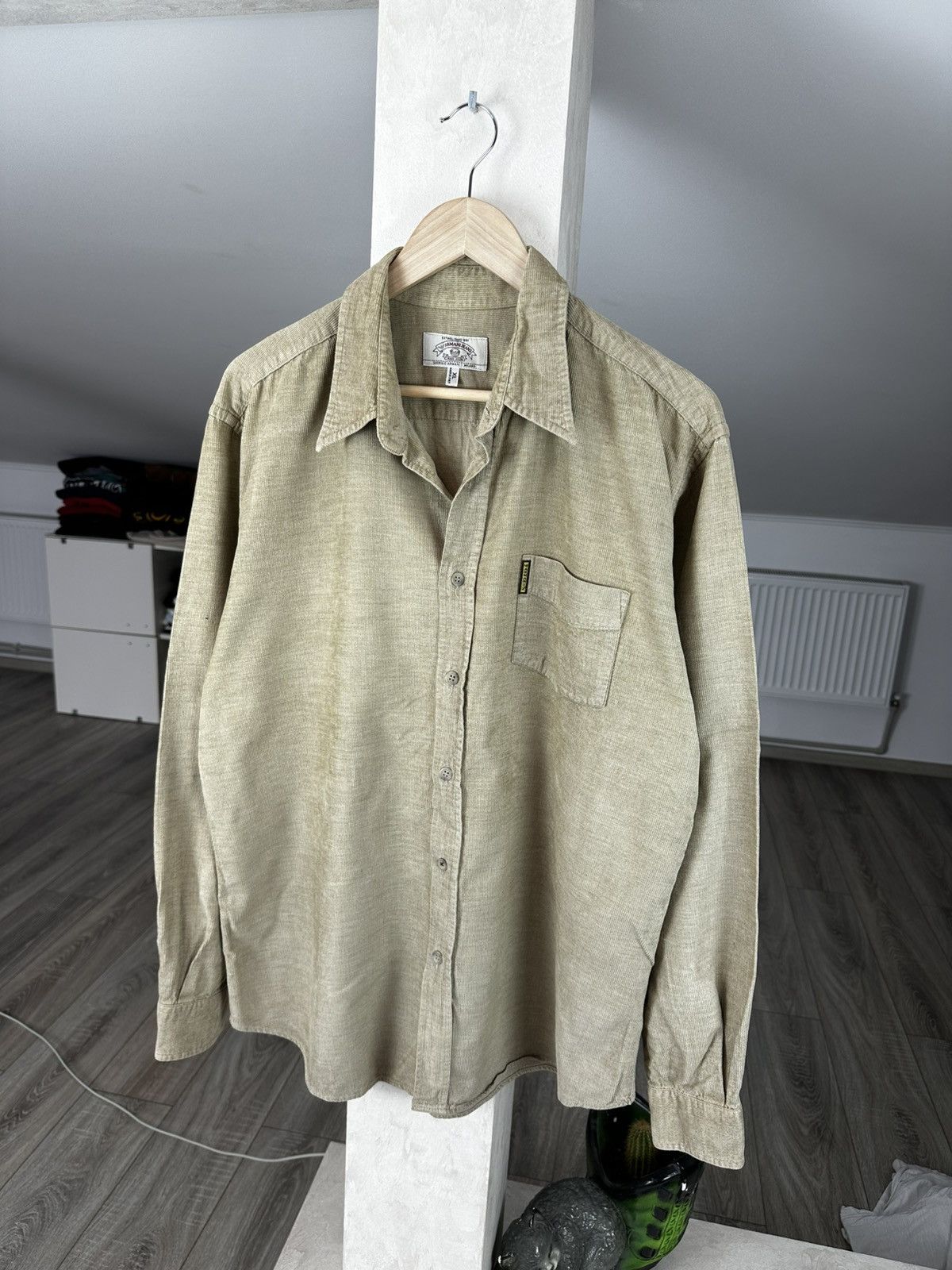Armani Vintage Armani Jeans Velvet Shirt Tee Size US XL / EU 56 / 4 - 1 Thumbnail