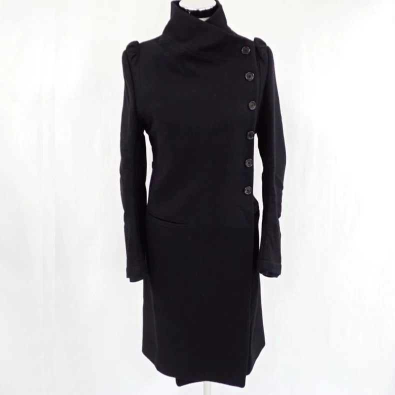 Ann Demeulemeester Ann Demeulemeester classic diagonal breasted coat-2506 Size US M / EU 48-50 / 2 - 1 Thumbnail