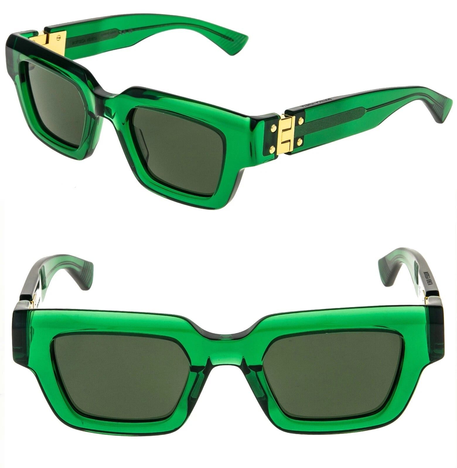 Bottega Veneta BOTTEGA VENETA HINGE BV1230S Transparent Sunglass 1230 002 Size ONE SIZE - 1 Thumbnail