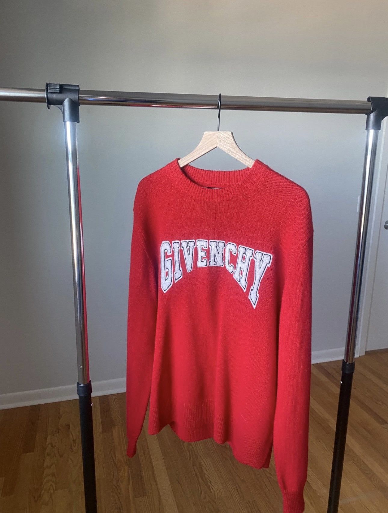 Givenchy GIVENCHY College Sweater Size US L / EU 52-54 / 3 - 1 Thumbnail