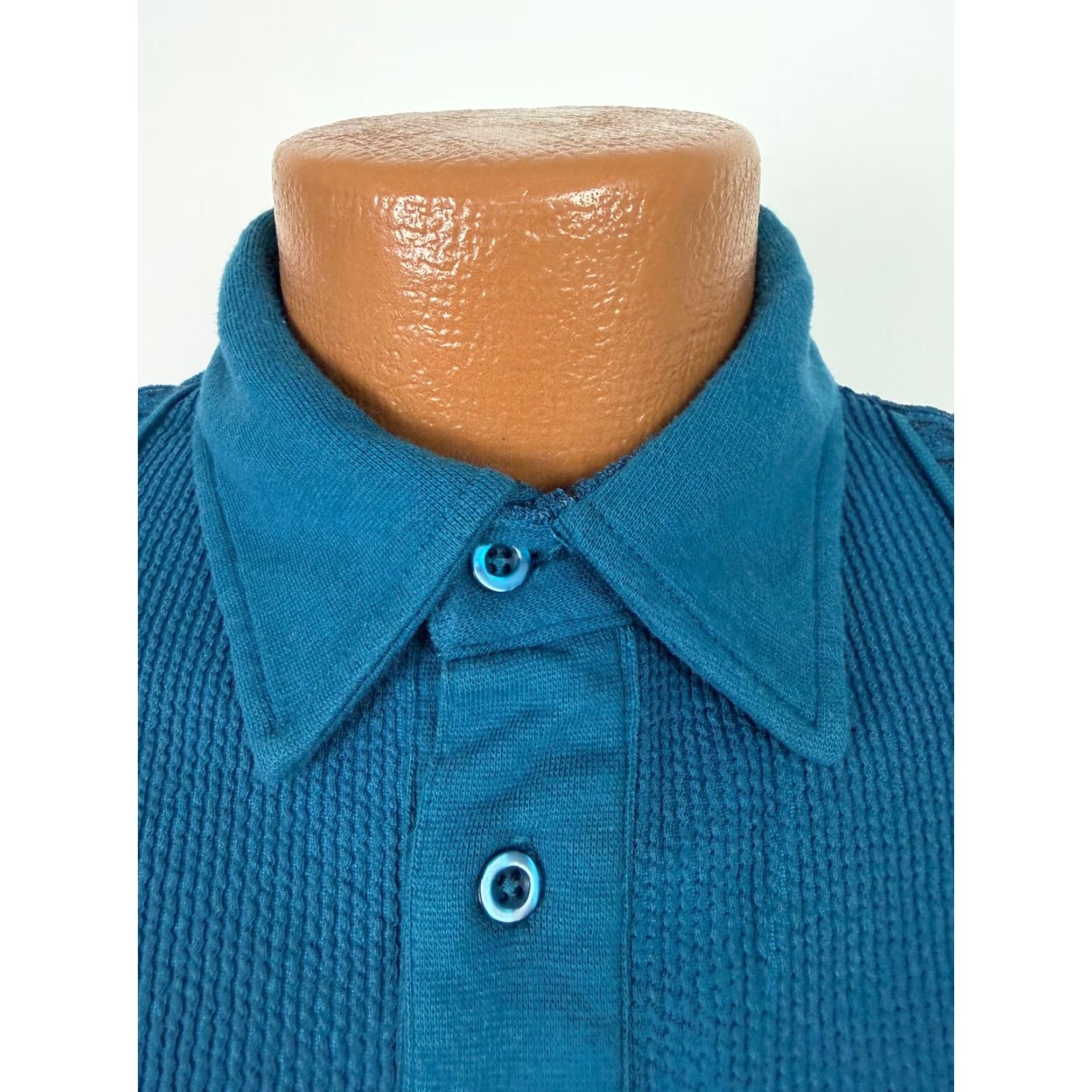 Haband VINTAGE Haband Collared Sweatshirt Men L Blue 90s Grandpa Pocket 90s, Hipster, Outdoor, Retro Mens Size US L / EU 52-54 / 3 - 3 Thumbnail