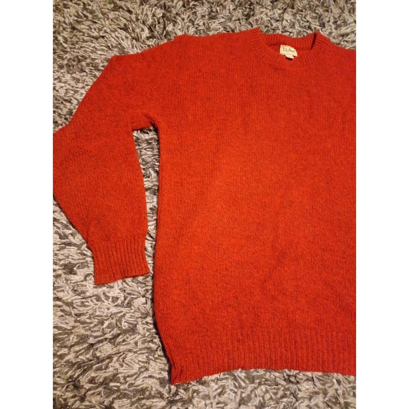 Vintage VINTAGE LL Bean Sweater Pullover Wool Red Freeport Maine Mens XL Tall Size US XL / EU 56 / 4 - 3 Thumbnail