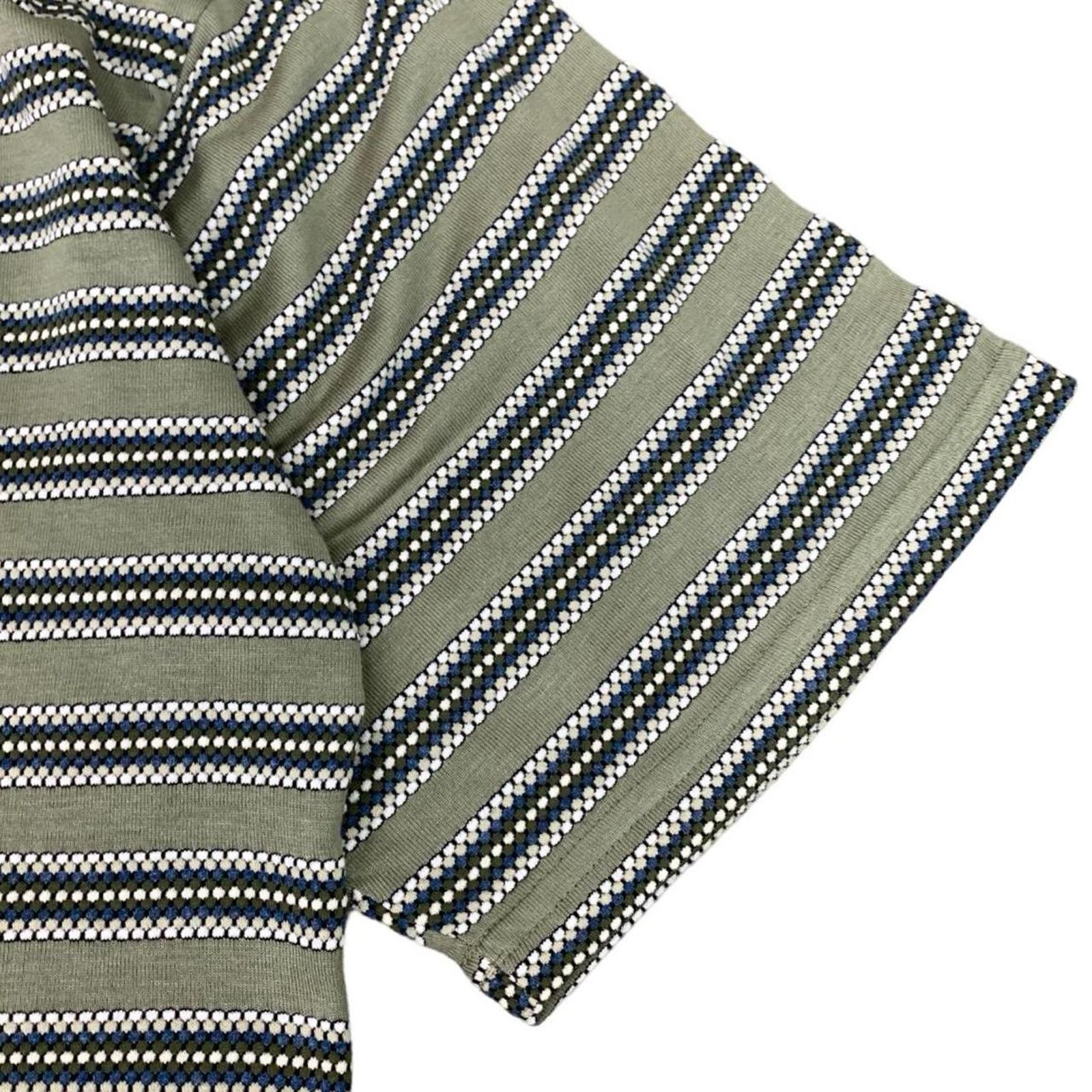 Bugle Boy × Vintage Vintage Bugle Boy Striped Polo Shirt Size US XL / EU 56 / 4 - 3 Thumbnail