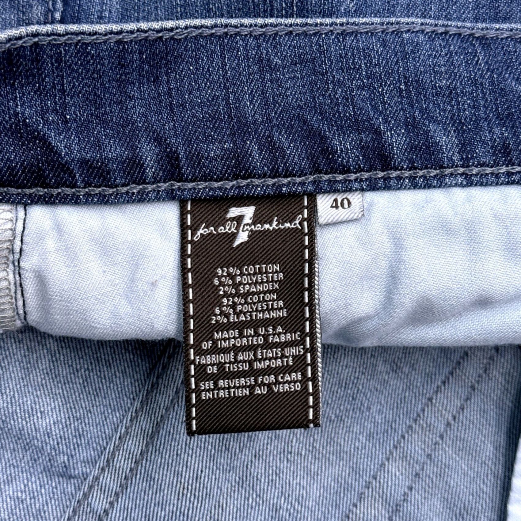 7 For All Mankind 7 For All Mankind Slimmy Jeans Mens 40 Luxe Performance Stretch Jeans Size US 40 / EU 56 - 5 Thumbnail