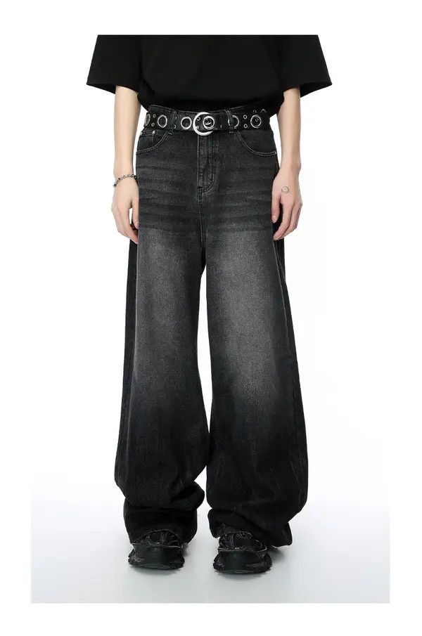 VIBE Baggy Black Denim Jeans Size US 28 / EU 44 - 1 Thumbnail