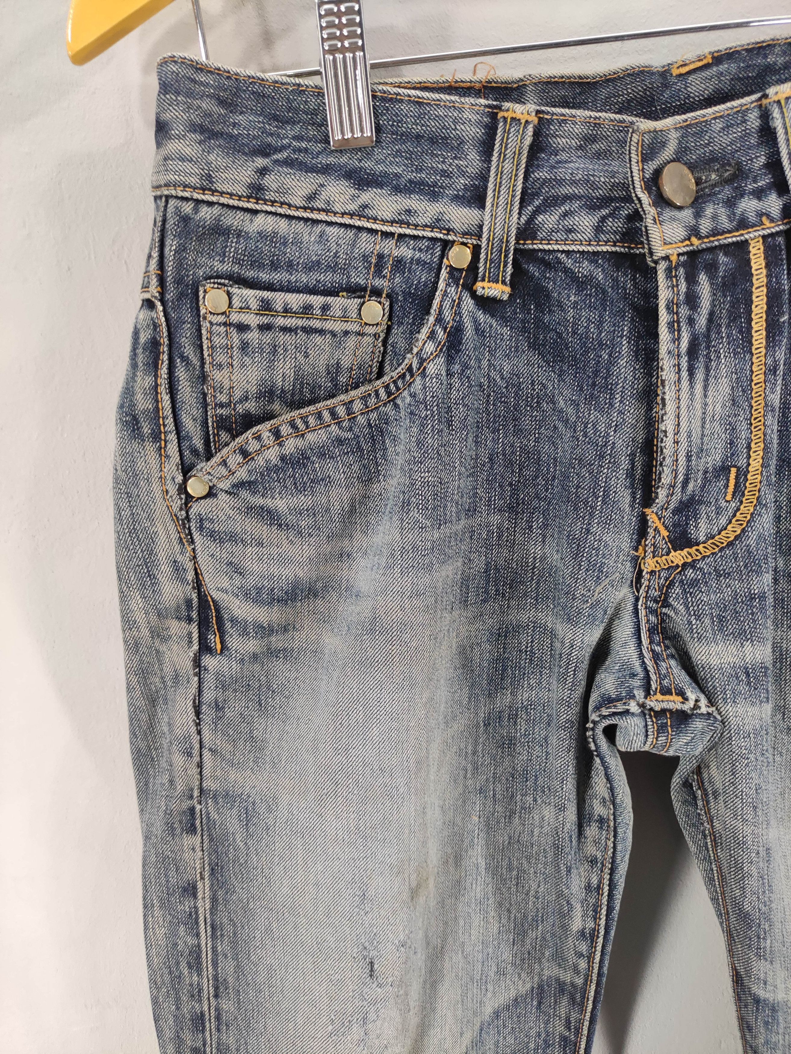 Edwin Vintage Edwin 503 Distressed Denim Jeans Flare Bootcut Size US 32 / EU 48 - 2 Thumbnail