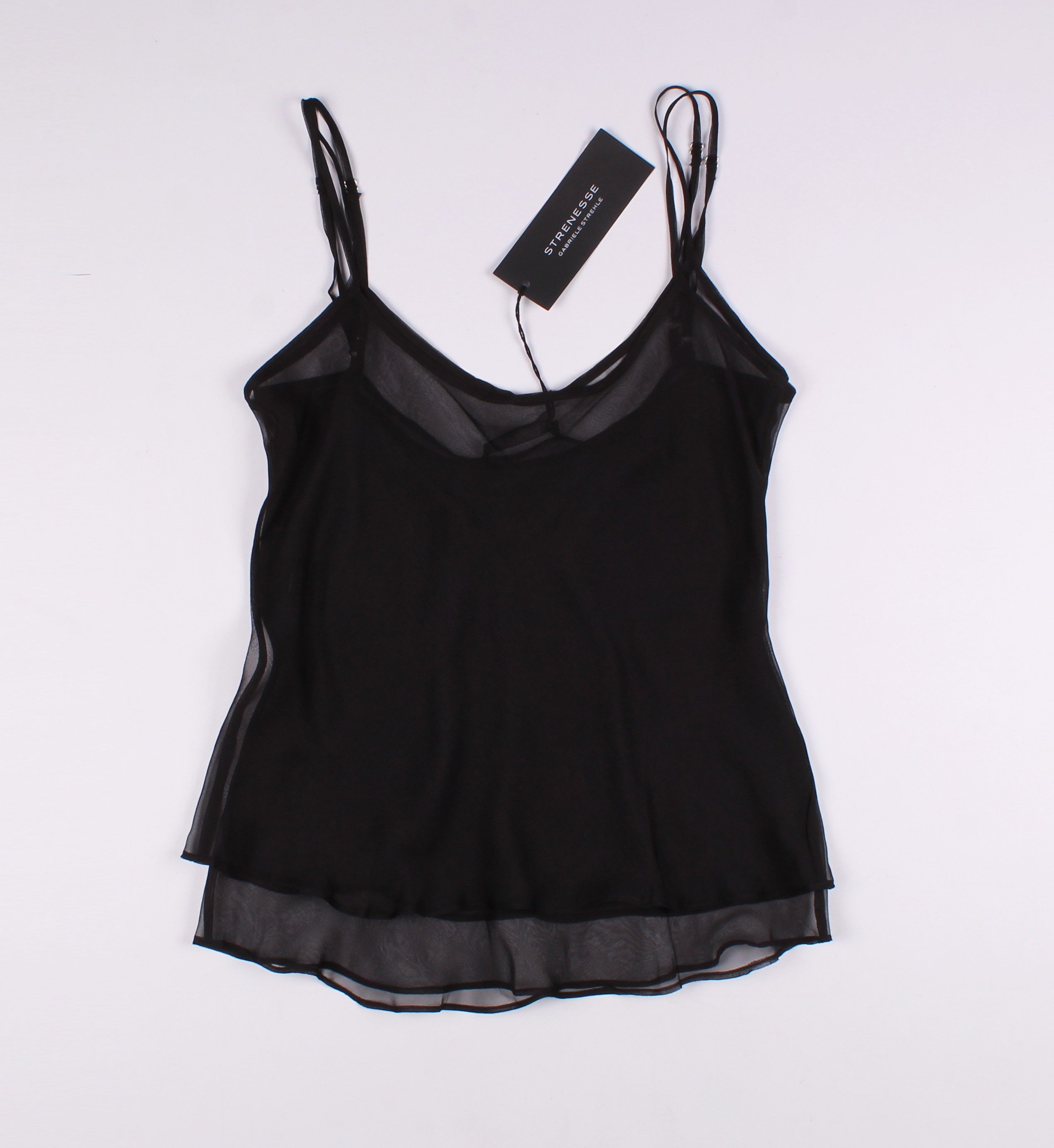 STRENESSE Strenesse Gabriele Strehle Vintage Silk Mesh Cami Top Size M / US 6-8 / IT 42-44 - 4 Thumbnail