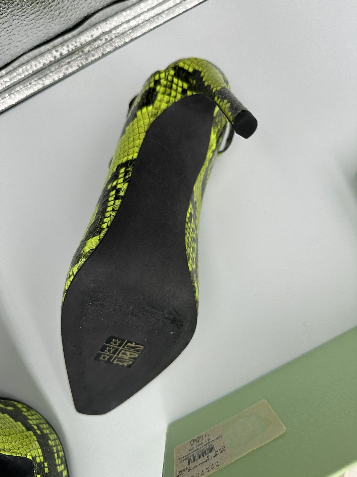 Off-White Off White Snakeskin Heel Size US 6 / IT 36 - 2 Thumbnail