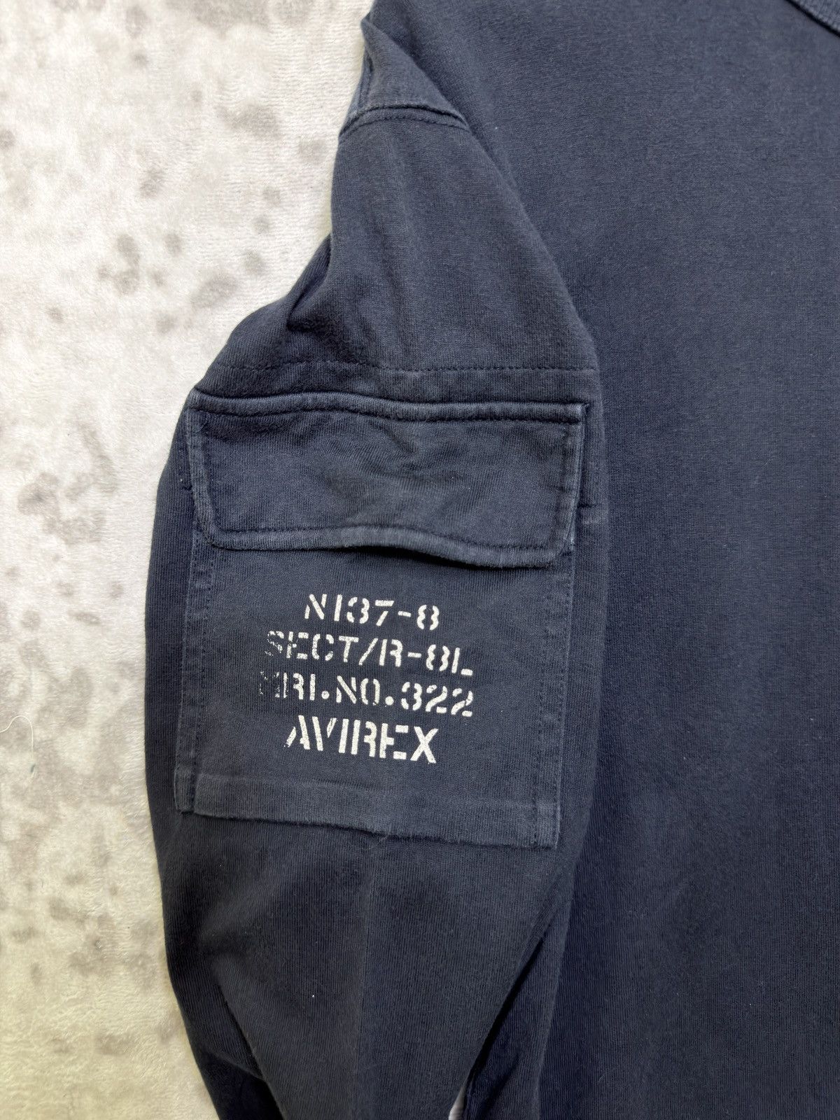 Avirex AVIREX Military Fatigue Long Sleeve Navy Utility Pocket Size US M / EU 48-50 / 2 - 7 Thumbnail