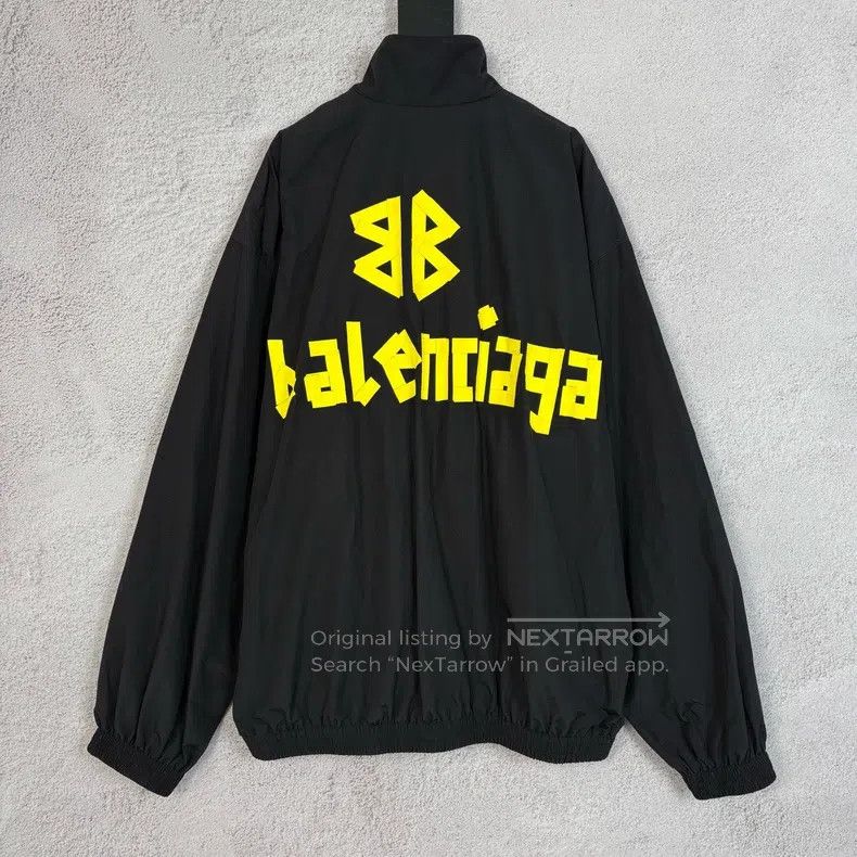 Balenciaga Balenciaga Sticker tape bandage letter printed high-neck z Size US M / EU 48-50 / 2 - 2 Thumbnail
