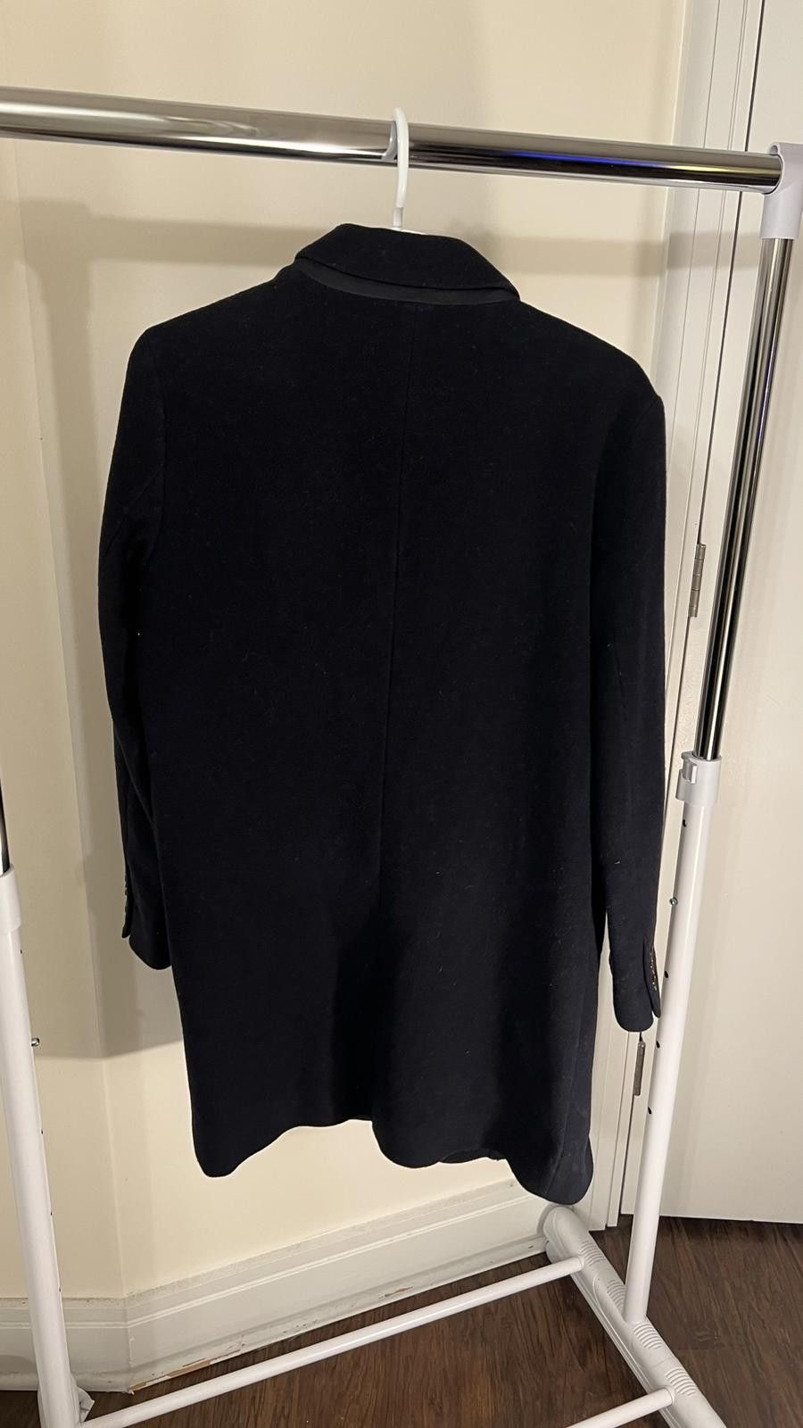 A.P.C. A.P.C. Black Pea Coat Large Size L / US 10 / IT 46 - 3 Thumbnail