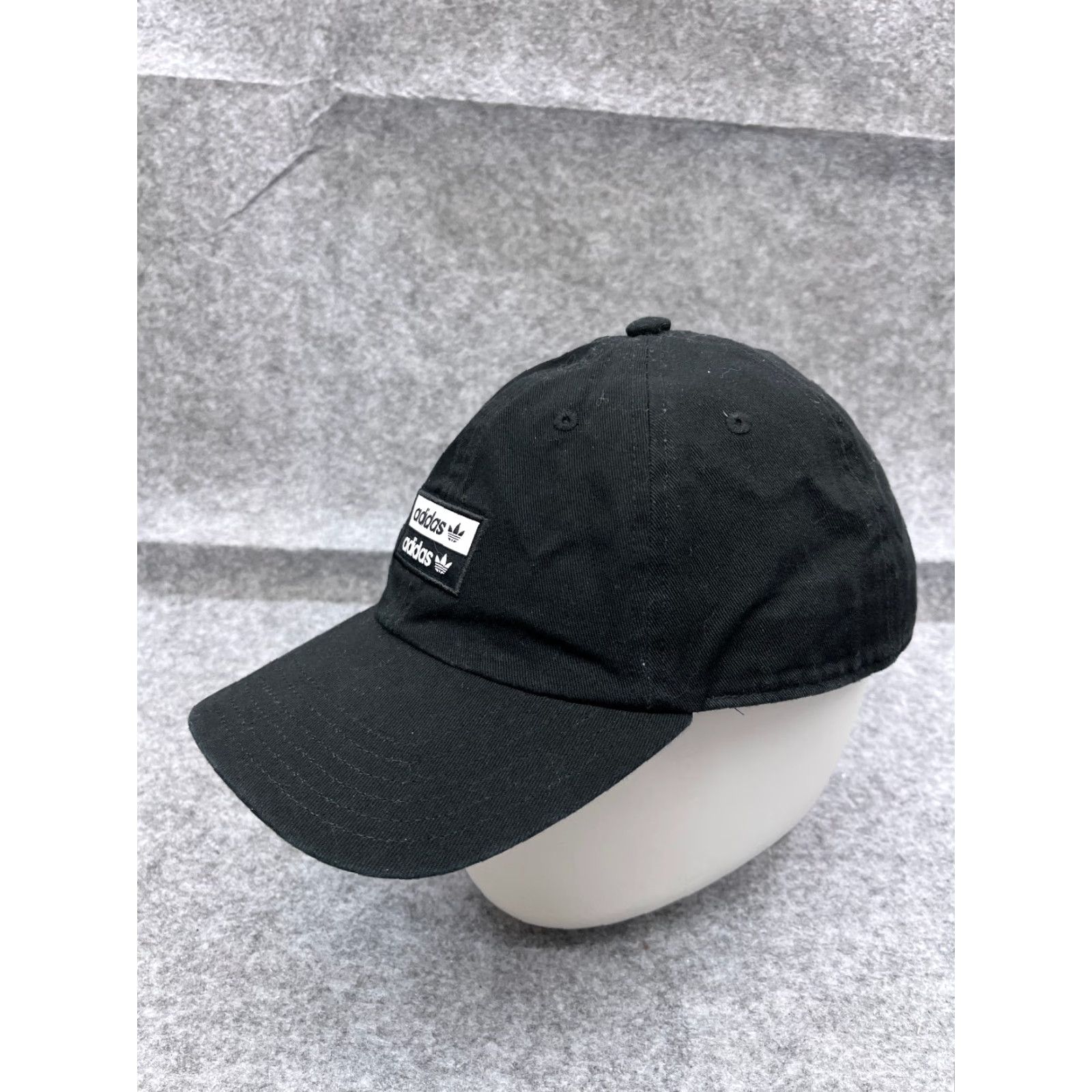Adidas Adidas Hat Cap Strap Back Adult One Size Black 100% Cotton Golfer Outdoor Size ONE SIZE - 4 Thumbnail
