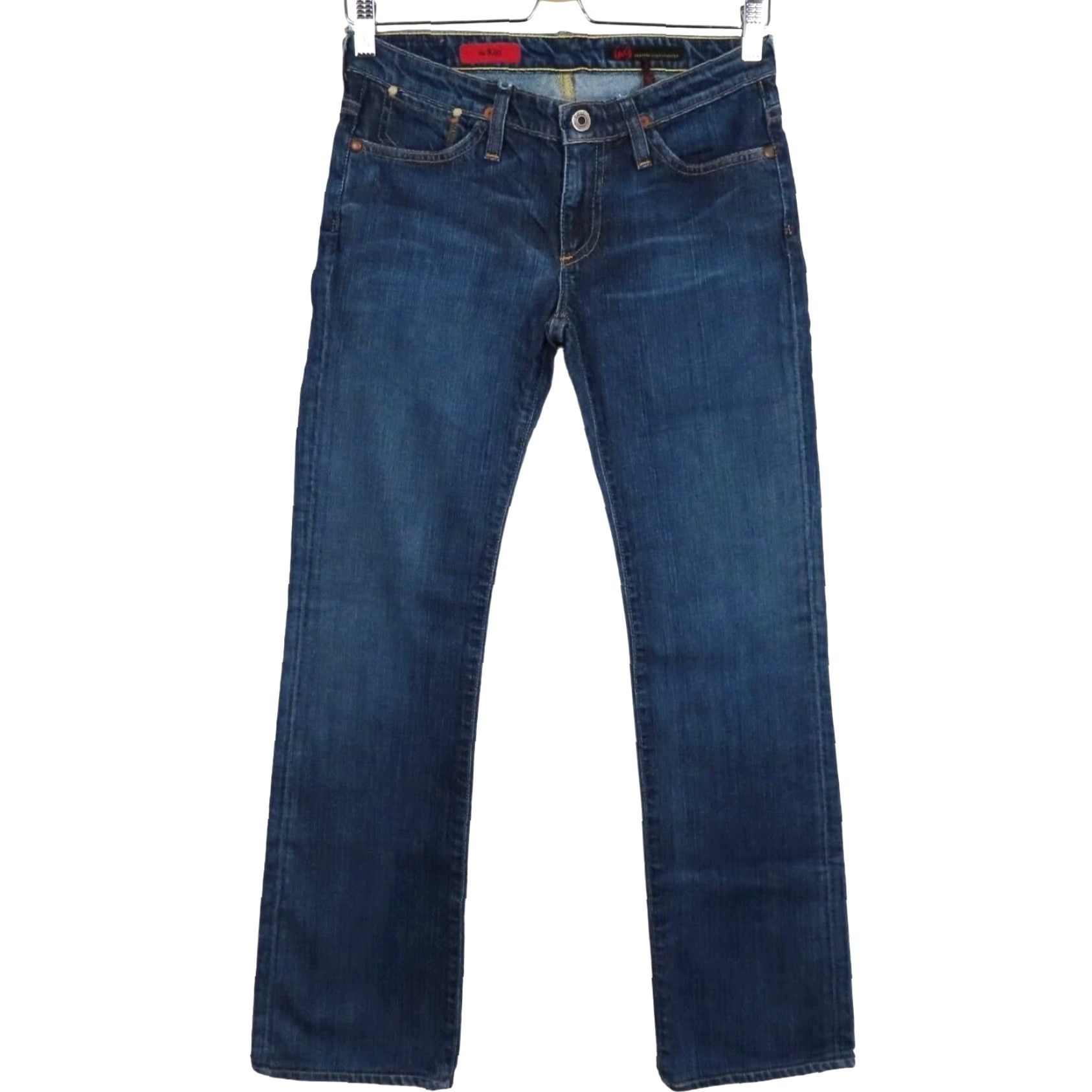 Denime VINTAGE? No. AG Adriano Goldschmied Women Jeans The Kiss Slim Straight Blue Denim 26 Regular Straight 5-Pocket Womens Mens etc Size 26" / US 2 / IT 38 - 2 Thumbnail