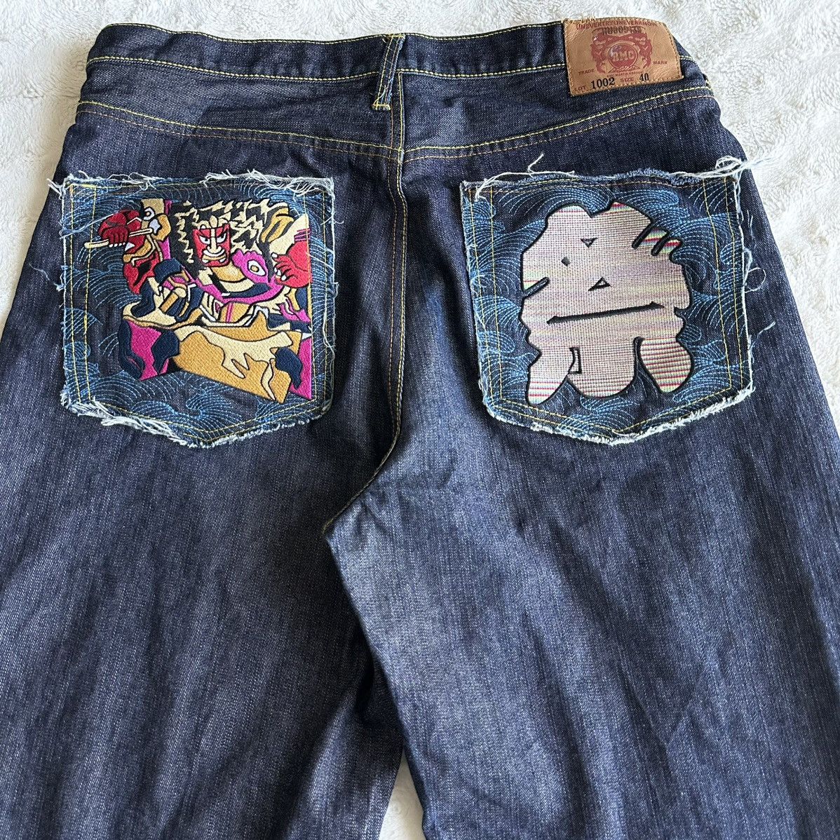RMC Jeans Vintage Red Monkey Company RMC Jeans Mens 38x28 Tag 40 Dark Size US 38 / EU 54 - 4 Thumbnail
