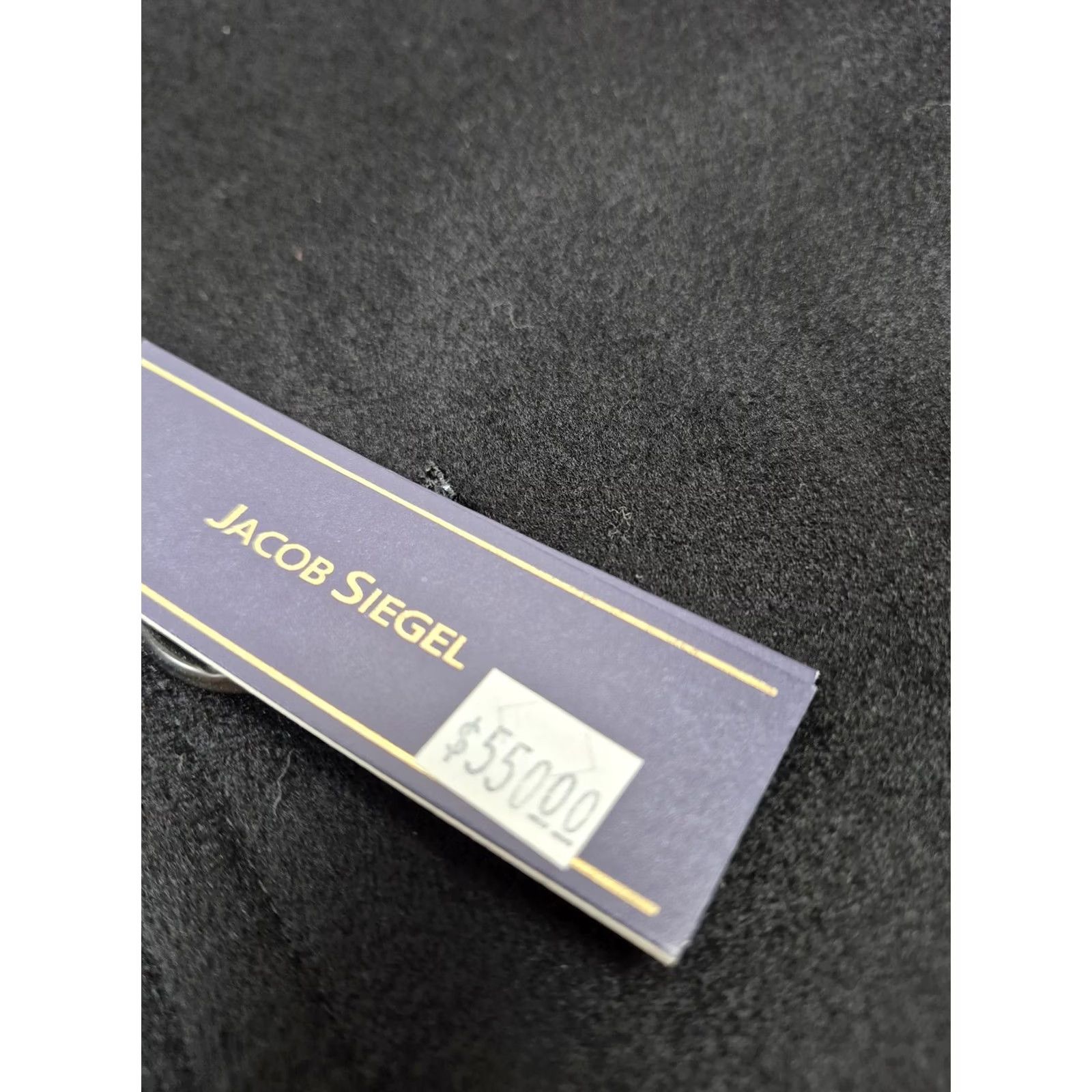 Vintage Jacob Siegel Mens 44L Black Wool Loro Piana Storm System Winter Overcoat Size US S / EU 44-46 / 1 - 3 Thumbnail