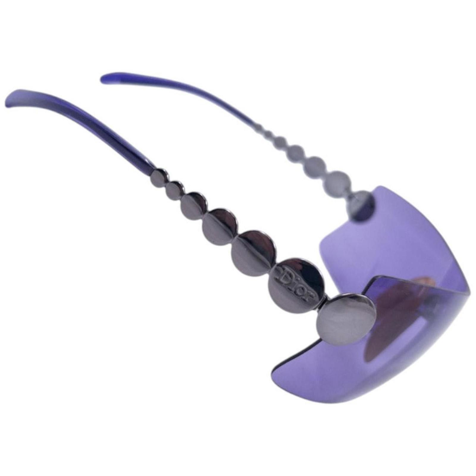 Dior Vintage Dior Shield Circle Frame Sunglasses Size ONE SIZE - 3 Thumbnail
