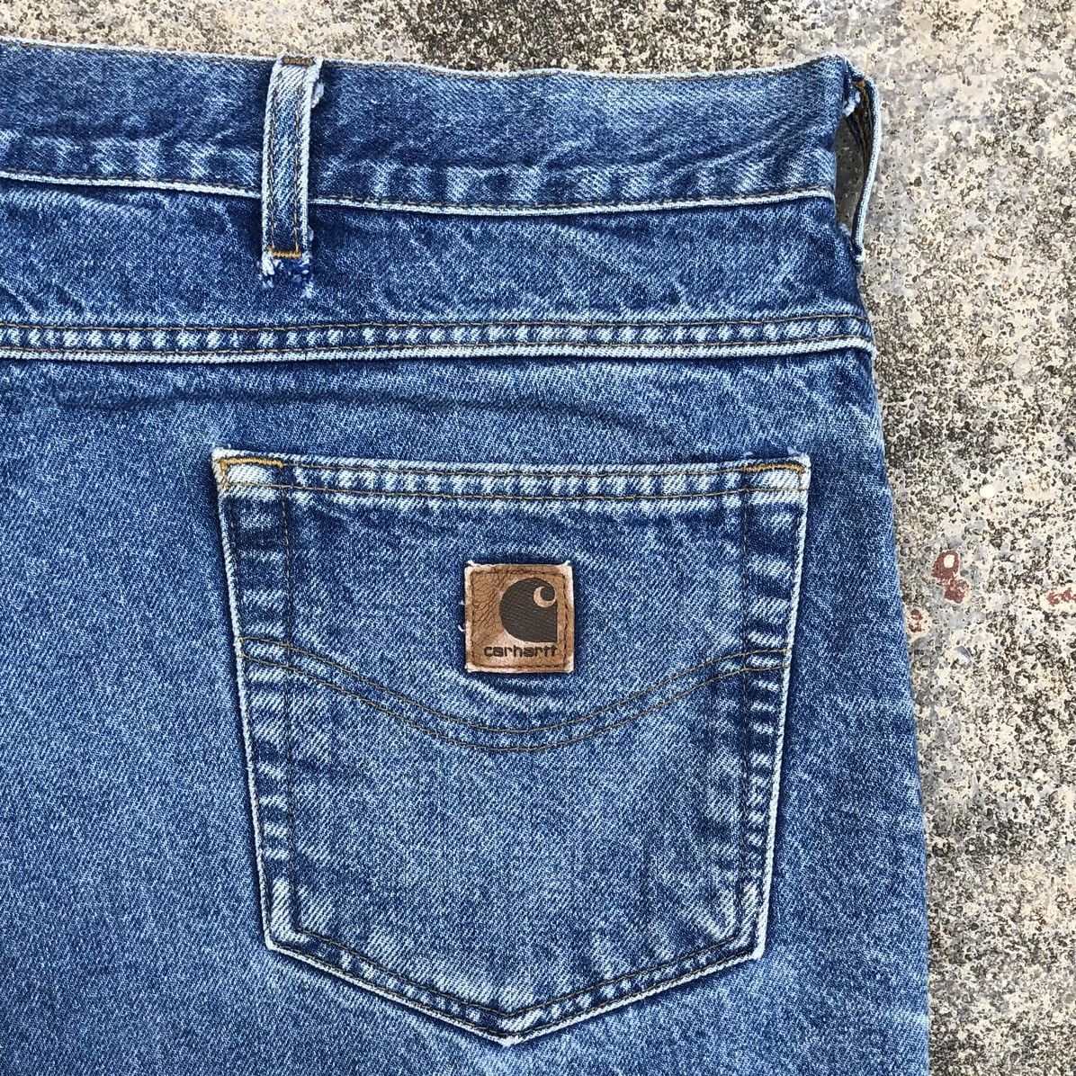 Carhartt Vintage Carhartt Beige Distressed Denim Pant Size US 40 / EU 56 - 11 Thumbnail