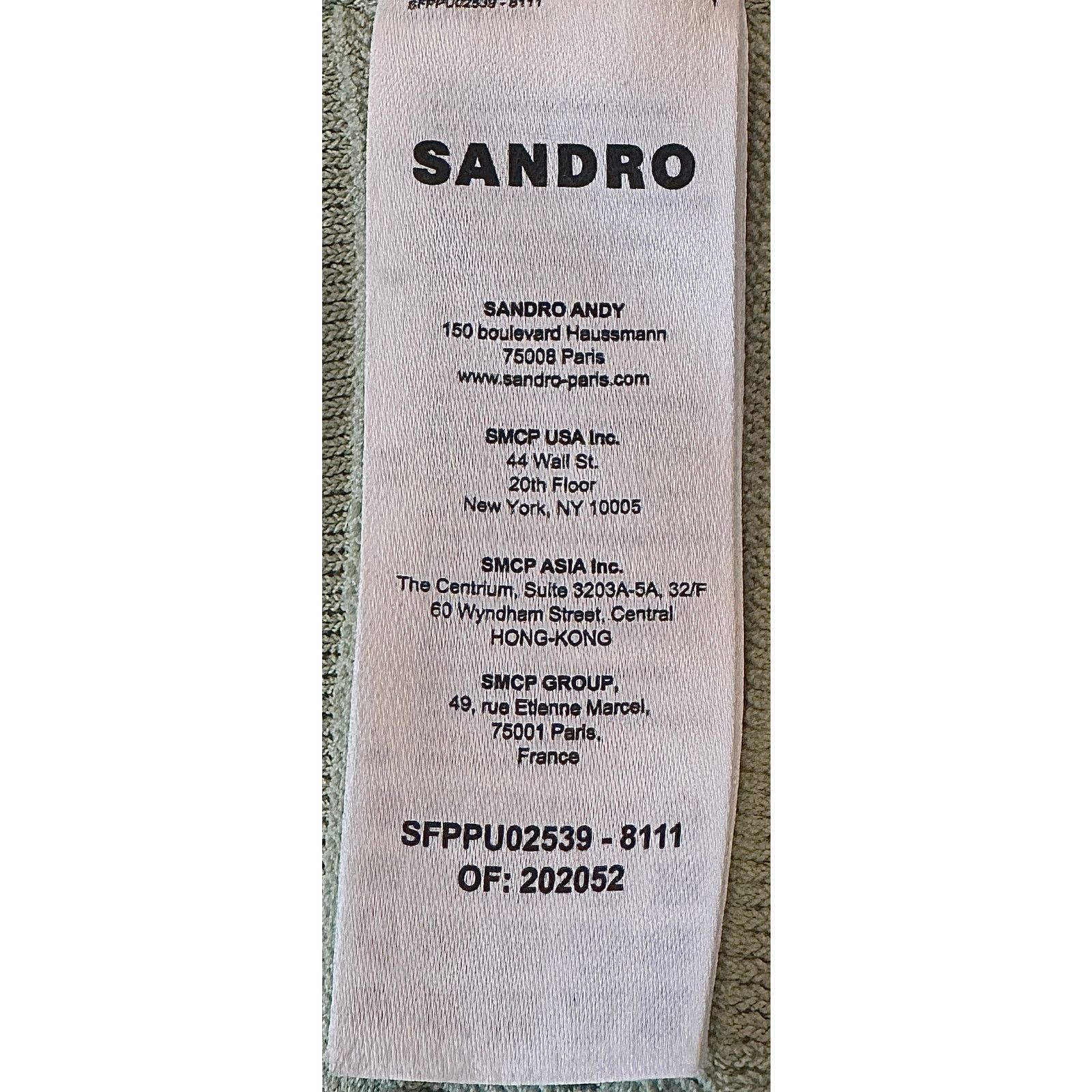 Sandro Sandro NWT Rhinestone Knit Crop Top Size XS / US 0-2 / IT 36-38 - 5 Thumbnail