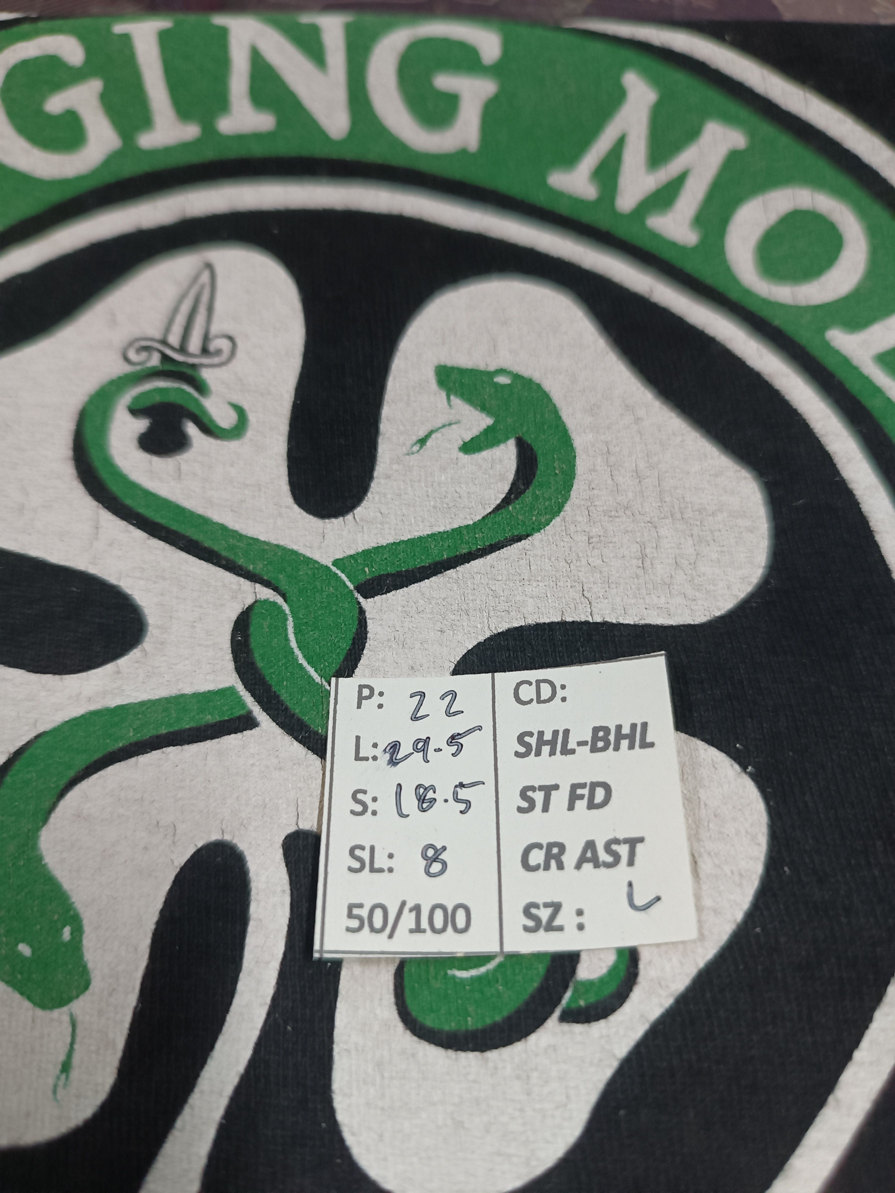 Band Tees VINTAGE FLOGGING MOLLY CELTIC PUNK IRISH LOGO TEE Size US L / EU 52-54 / 3 - 16 Thumbnail