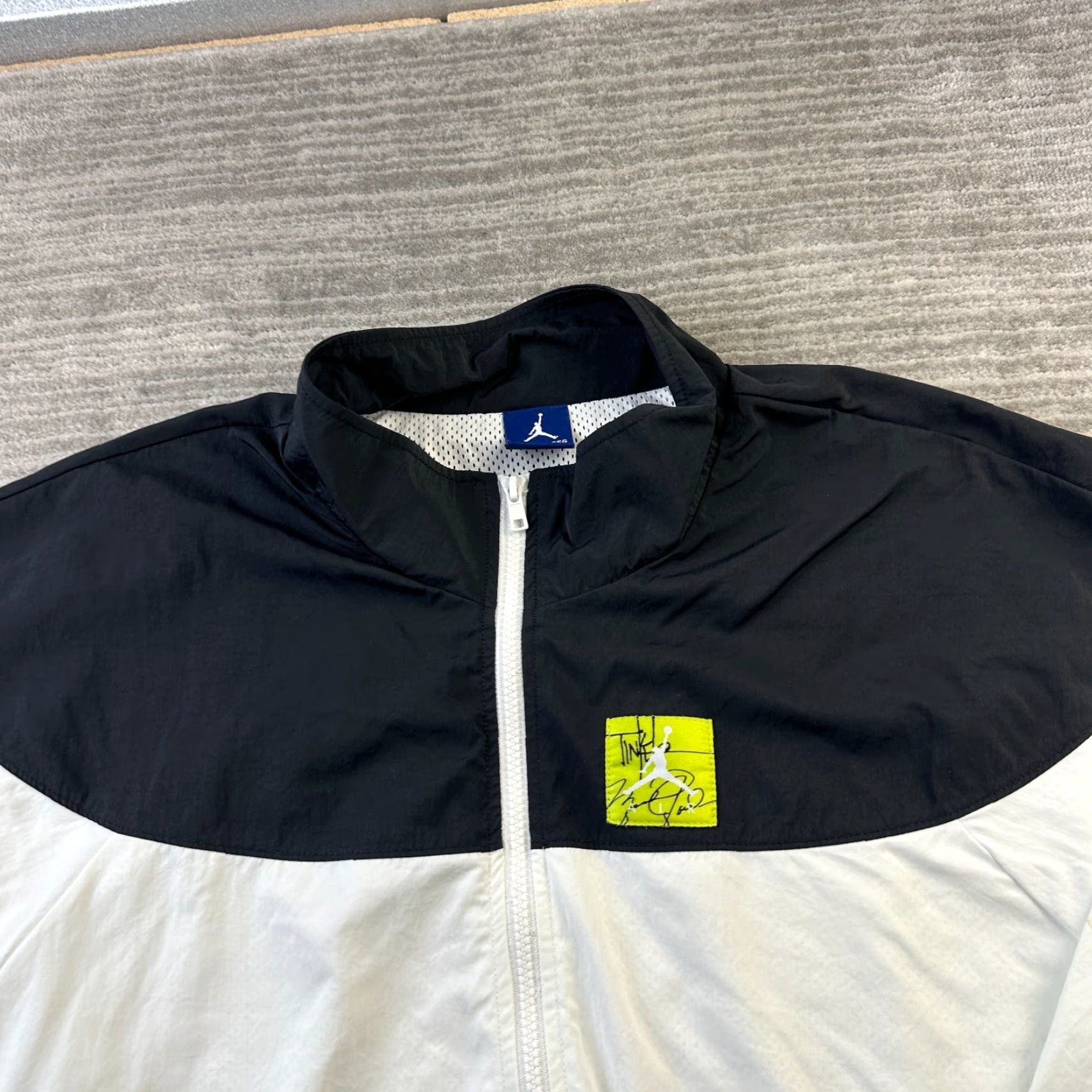 Jordan Brand Jordan Jacket White 2XL XXL Track Zip Retro Windbreaker Tinker Hatfield Mens Size US XXL / EU 58 / 5 - 4 Thumbnail