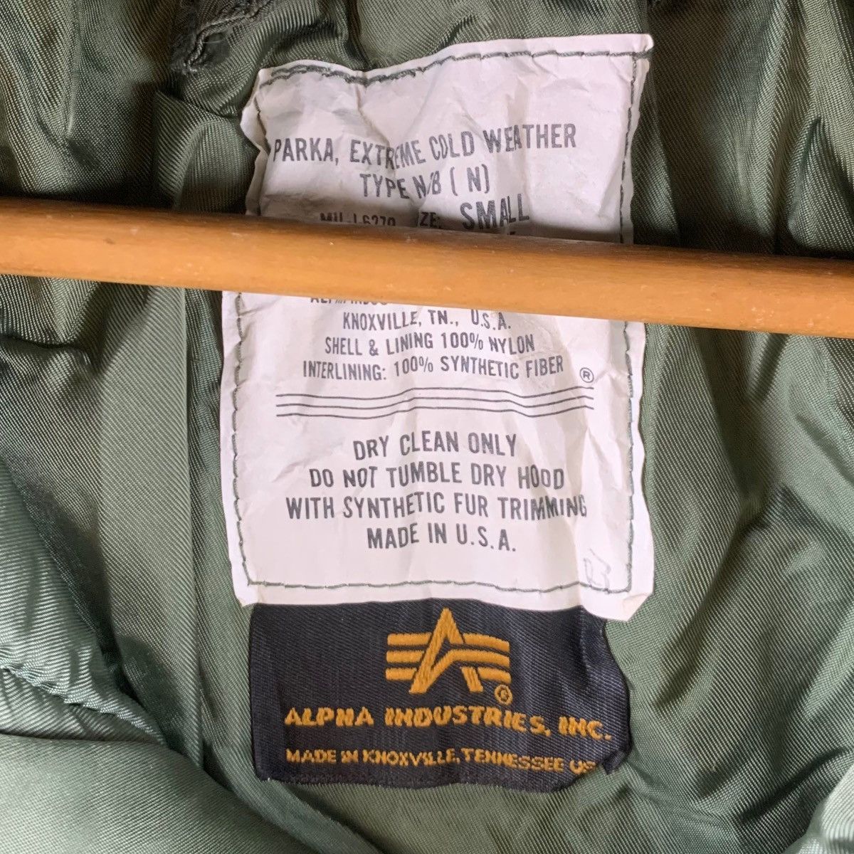 Alpha Industries Vintage 90’ ALPHA INDUSTRIES Extreme Cold Size US XL / EU 56 / 4 - 5 Thumbnail