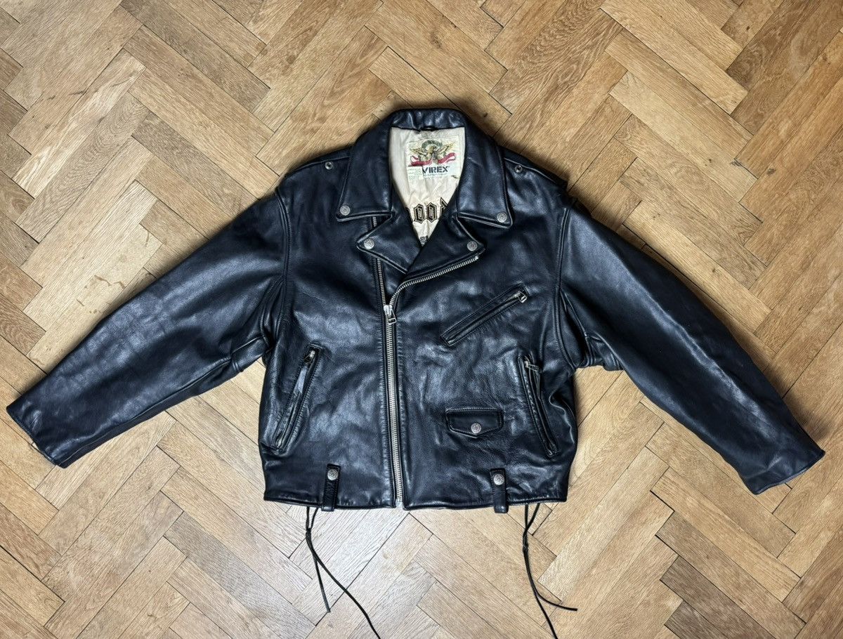 Avirex Avirex Blackhawks Moto Biker Leather Jacket XL Size US XL / EU 56 / 4 - 2 Thumbnail
