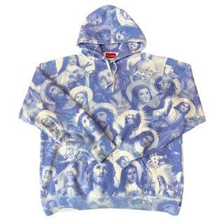 Supreme Supreme Jesus and Mary hoodie | Grailed