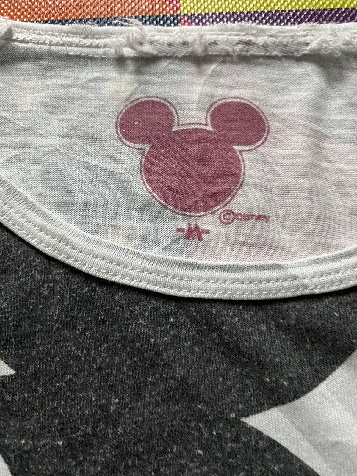 Japanese Brand Vintage mickey mouse distressed punk tee Size US M / EU 48-50 / 2 - 4 Thumbnail