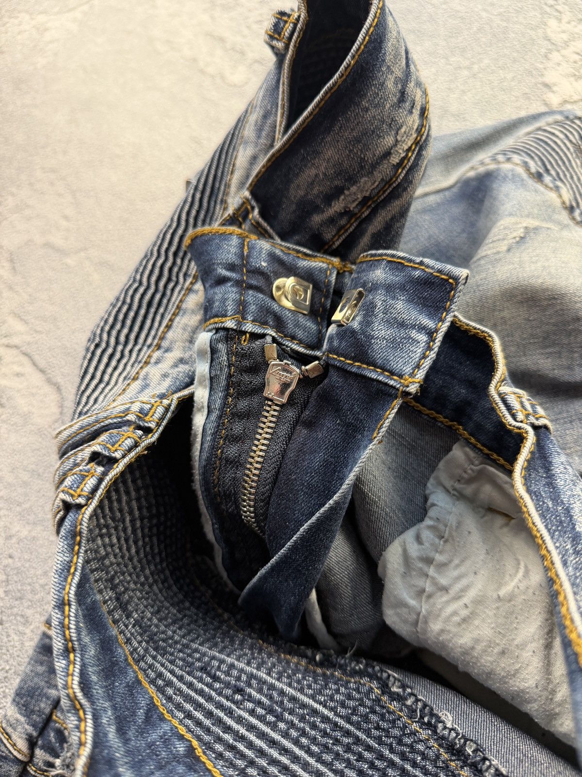 Balmain Rare Vintage Balmain Jeans Biker Archive Size US 34 / EU 50 - 6 Thumbnail