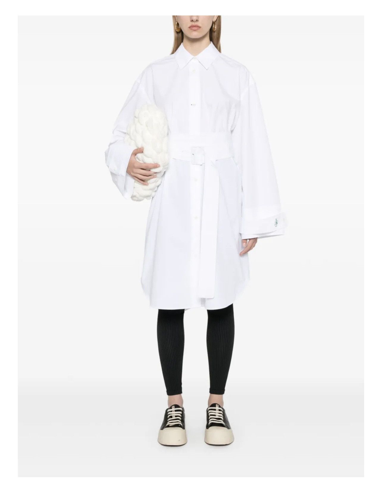 JW Anderson JW Anderson Double Wrap Belted Shirt Dress Size S / US 4 / IT 40 - 3 Thumbnail