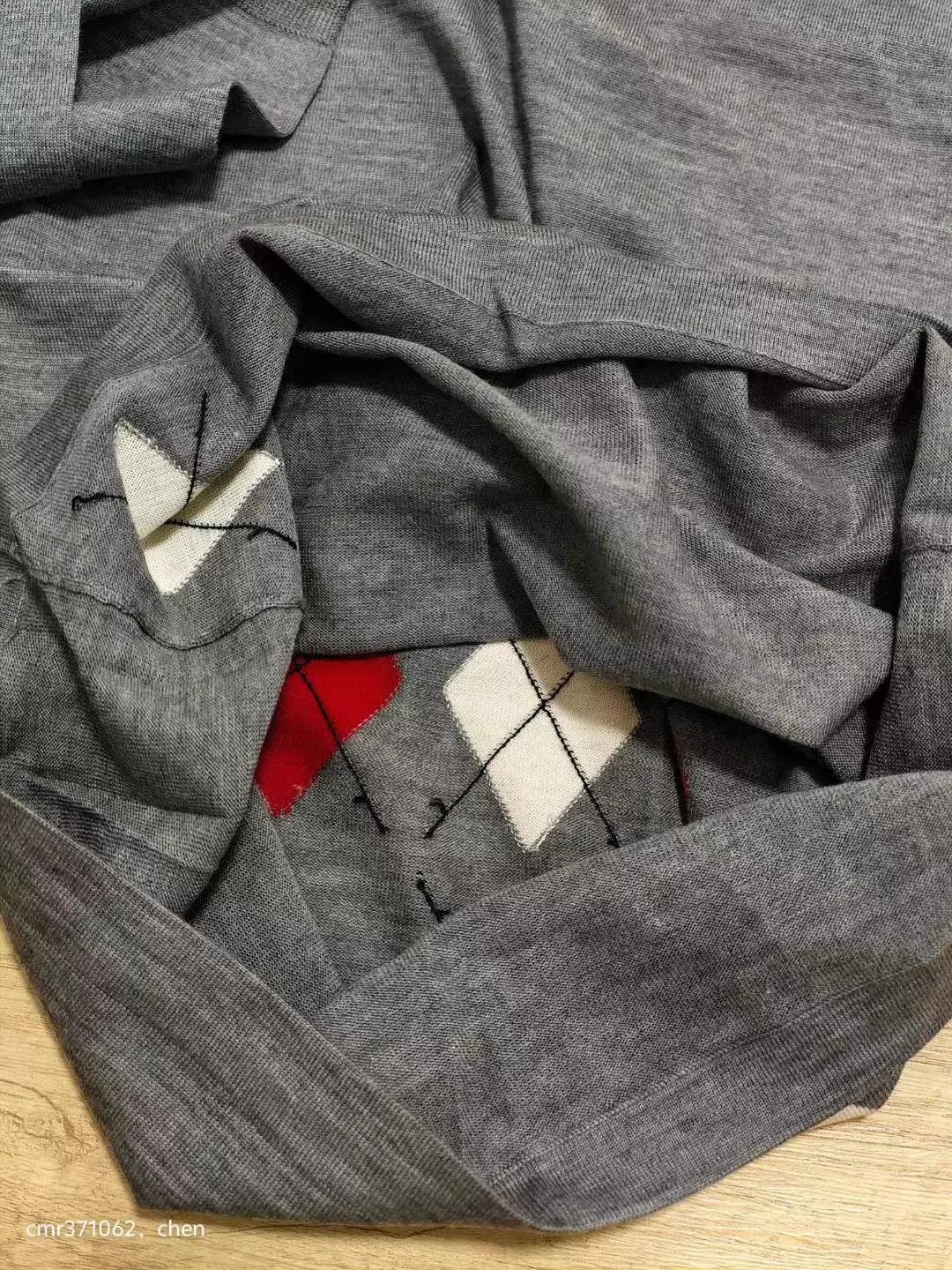 Visvim visvim diamante v-neck grey/red S Size US S / EU 44-46 / 1 - 5 Thumbnail