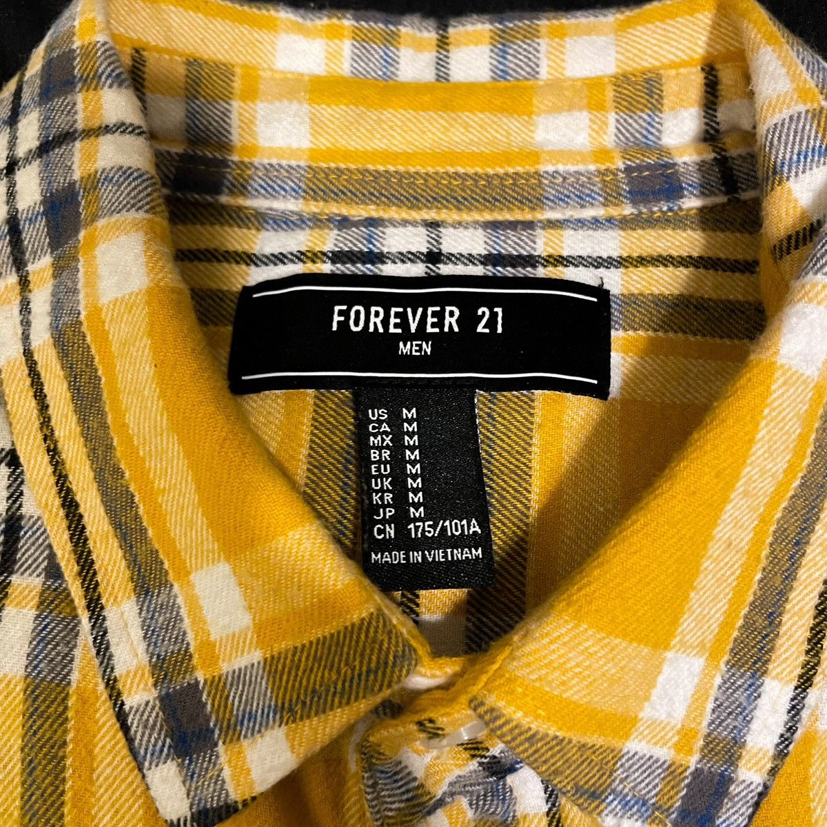 Forever 21 Forever 21 Yellow Flannel Size US M / EU 48-50 / 2 - 2 Thumbnail